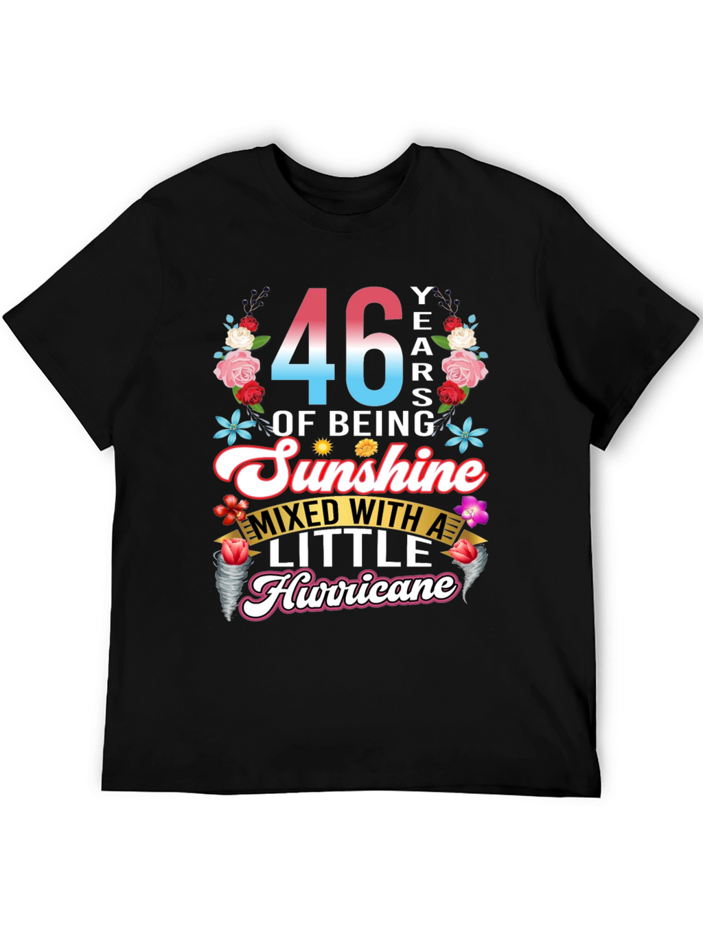 46 Years of Sunshine & Hurricane T-Shirt