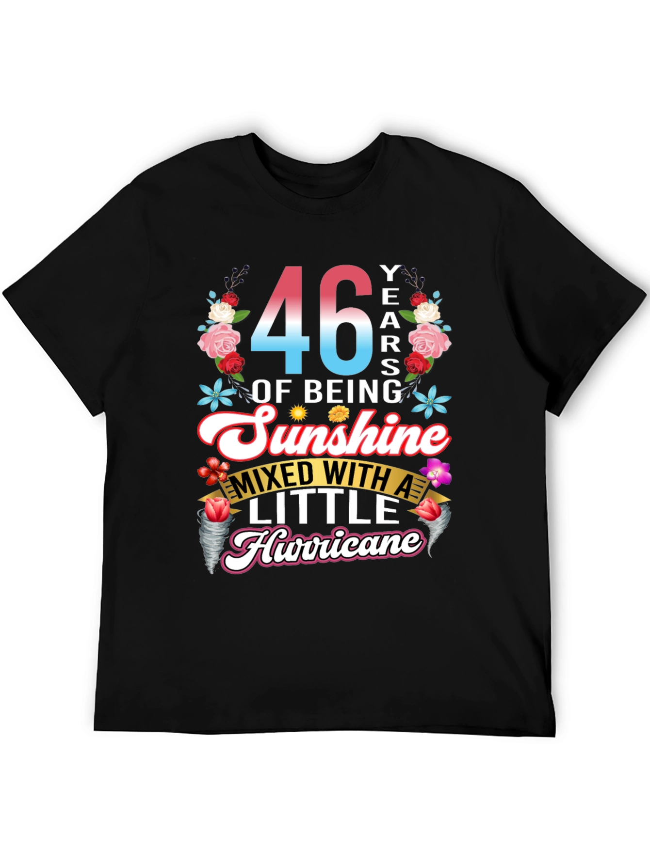 46 Years of Sunshine & Hurricane T-Shirt