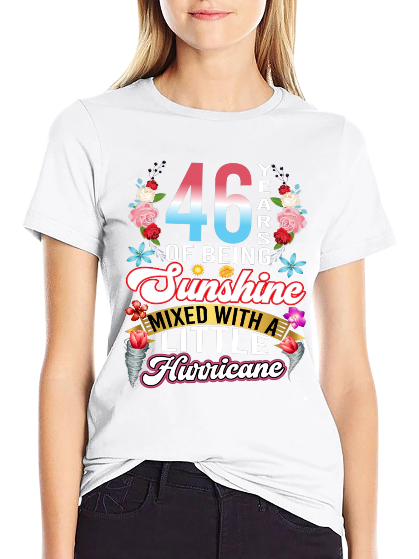 46 Years of Sunshine & Hurricane T-Shirt