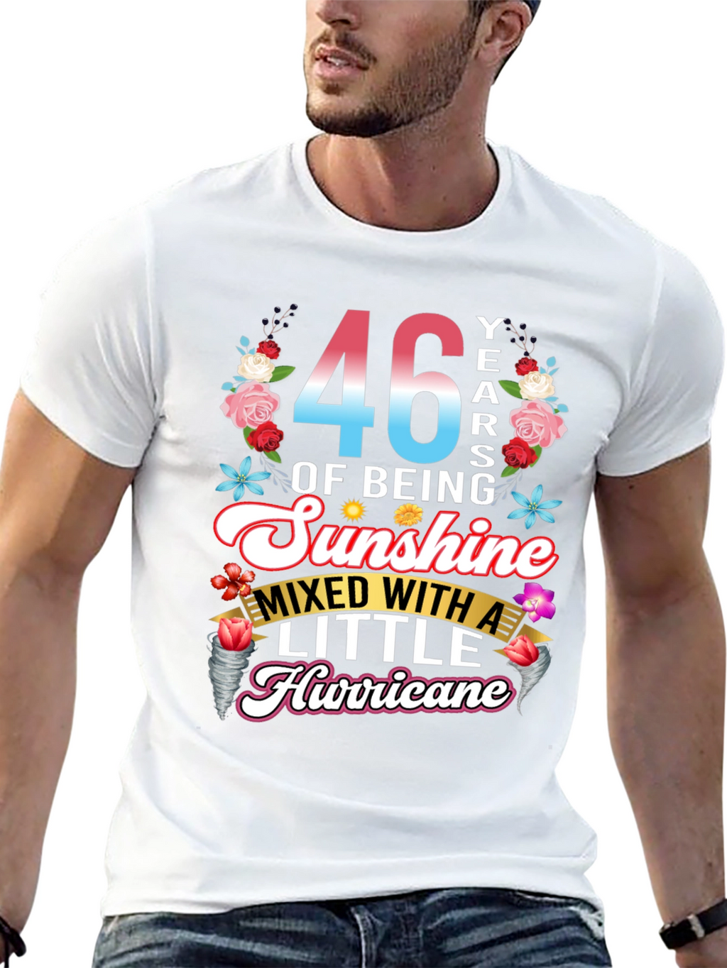 46 Years of Sunshine & Hurricane T-Shirt