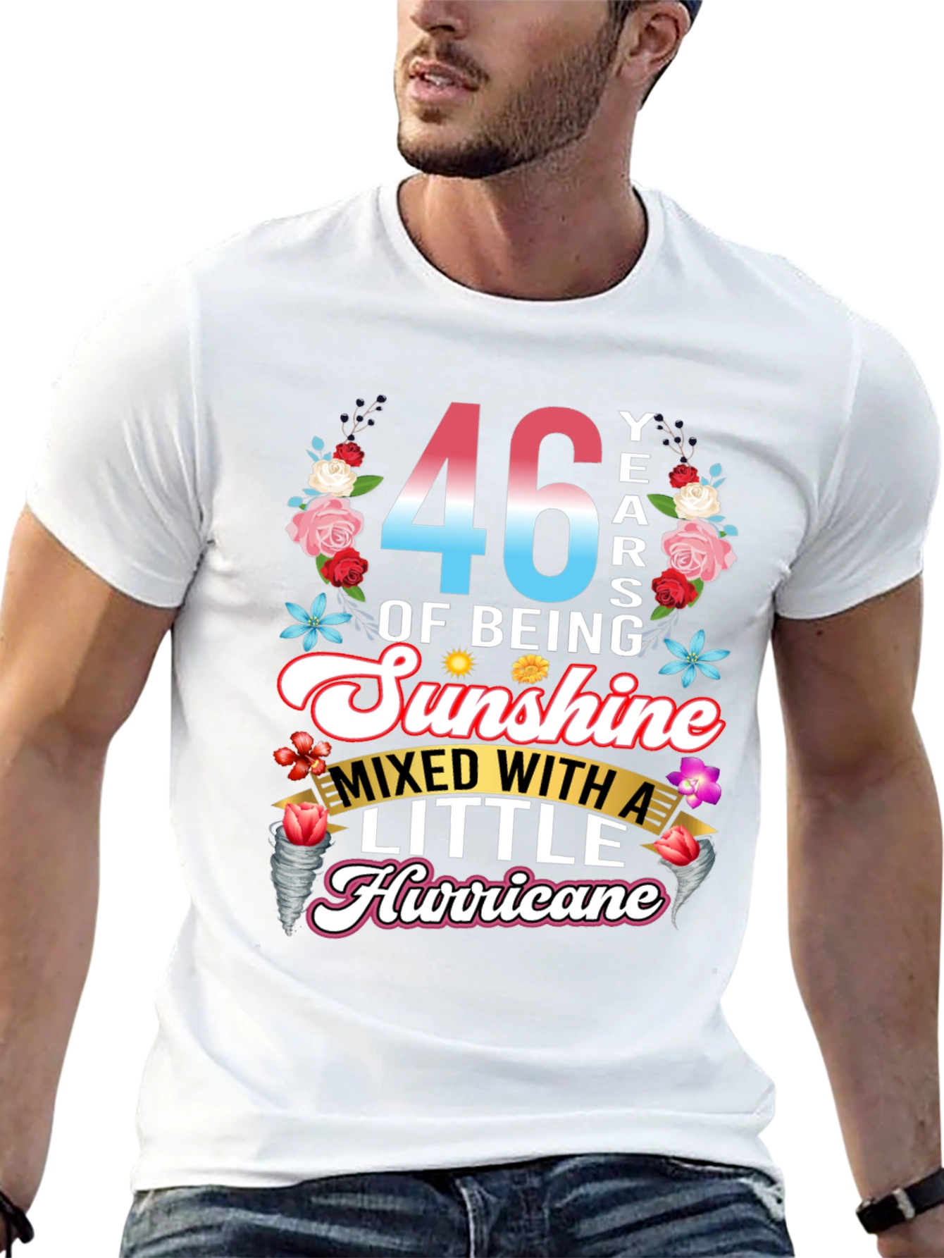 46 Years of Sunshine & Hurricane T-Shirt