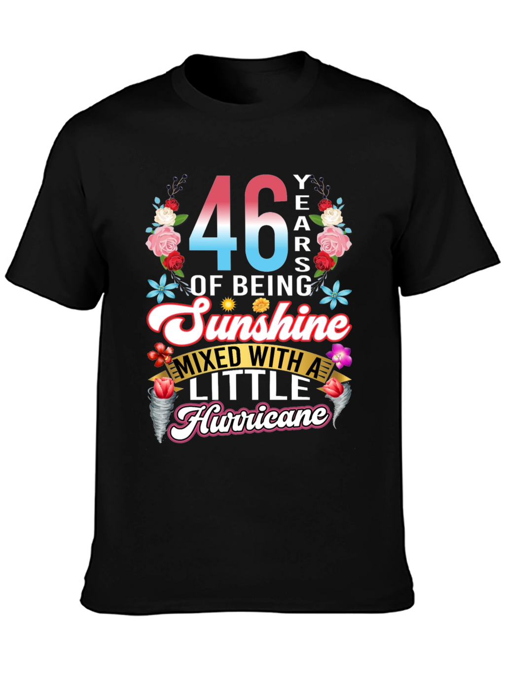 46 Years of Sunshine & Hurricane T-Shirt