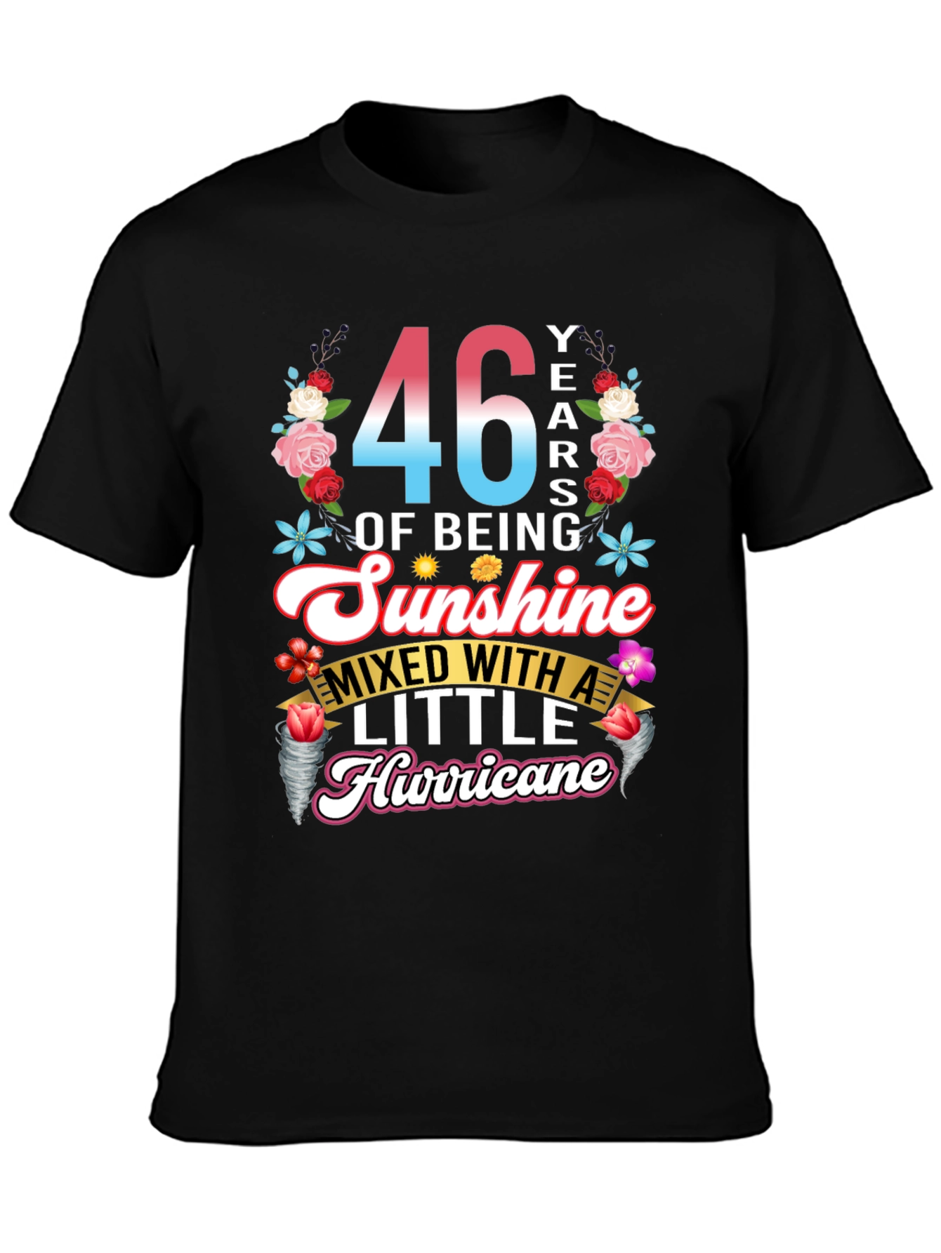 46 Years of Sunshine & Hurricane T-Shirt