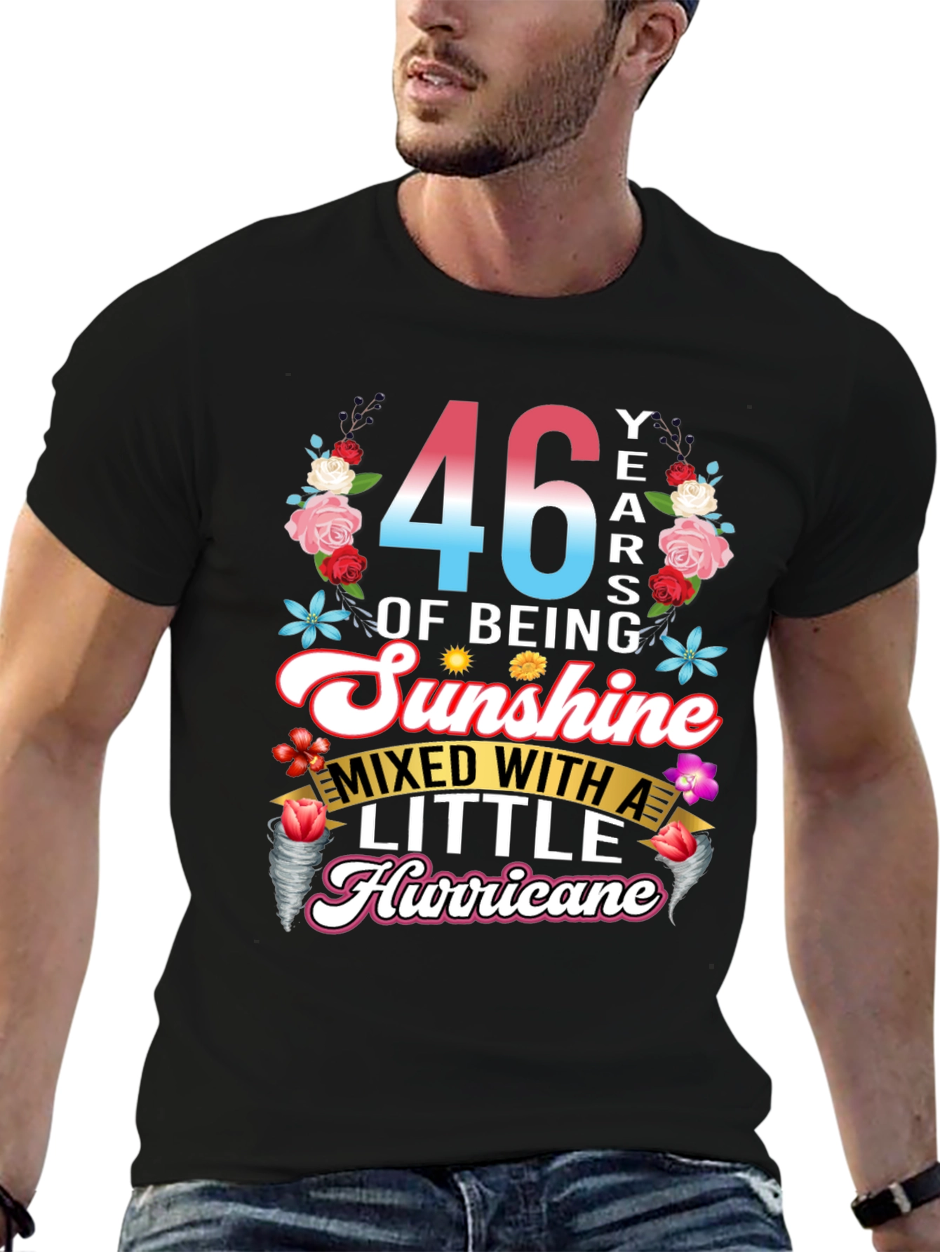 46 Years of Sunshine & Hurricane T-Shirt