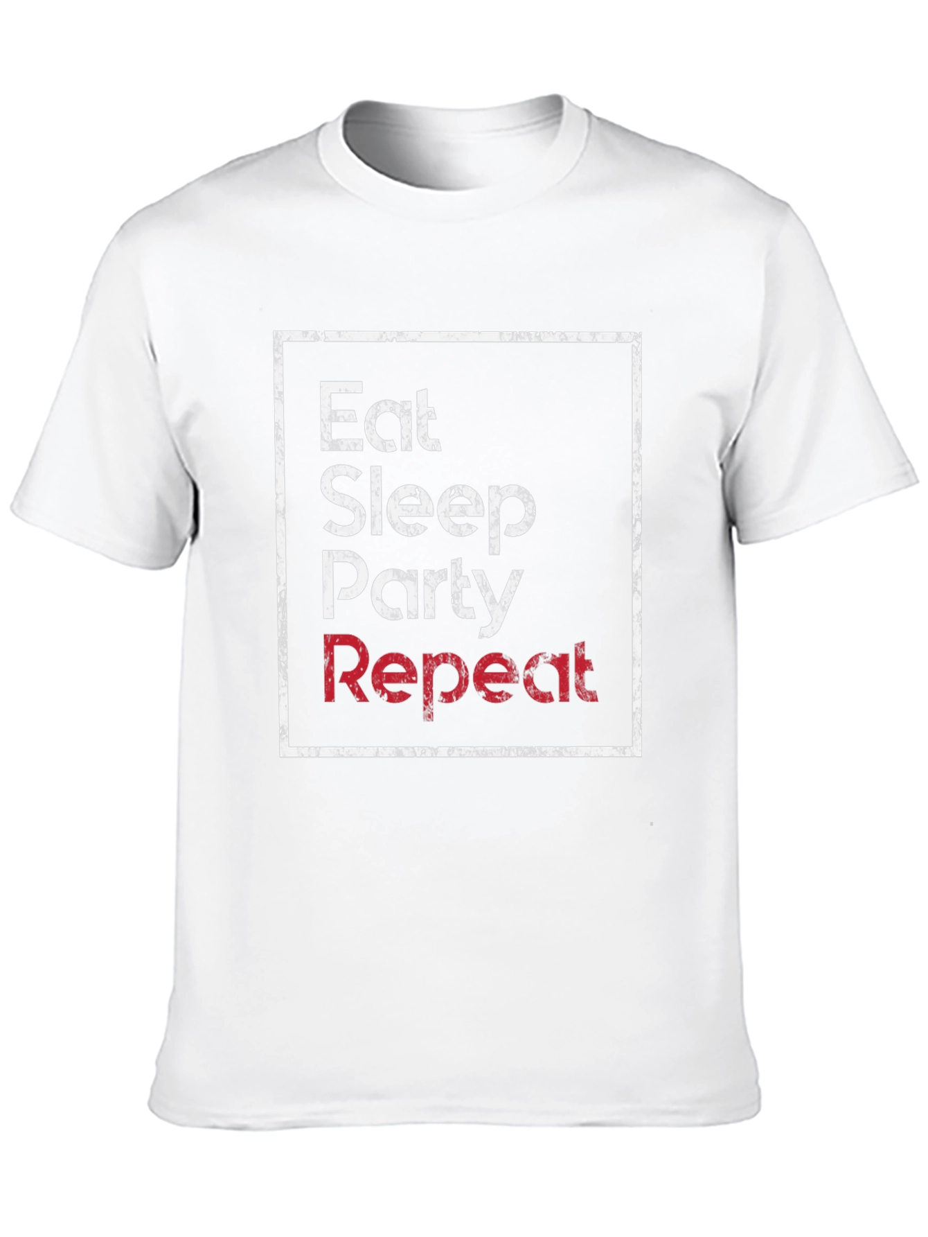 Eat Sleep Party Repeat Graphic Tee
