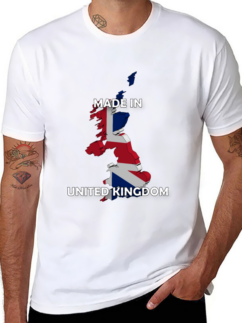 Made in UK Union Jack Graphic T-Shirt