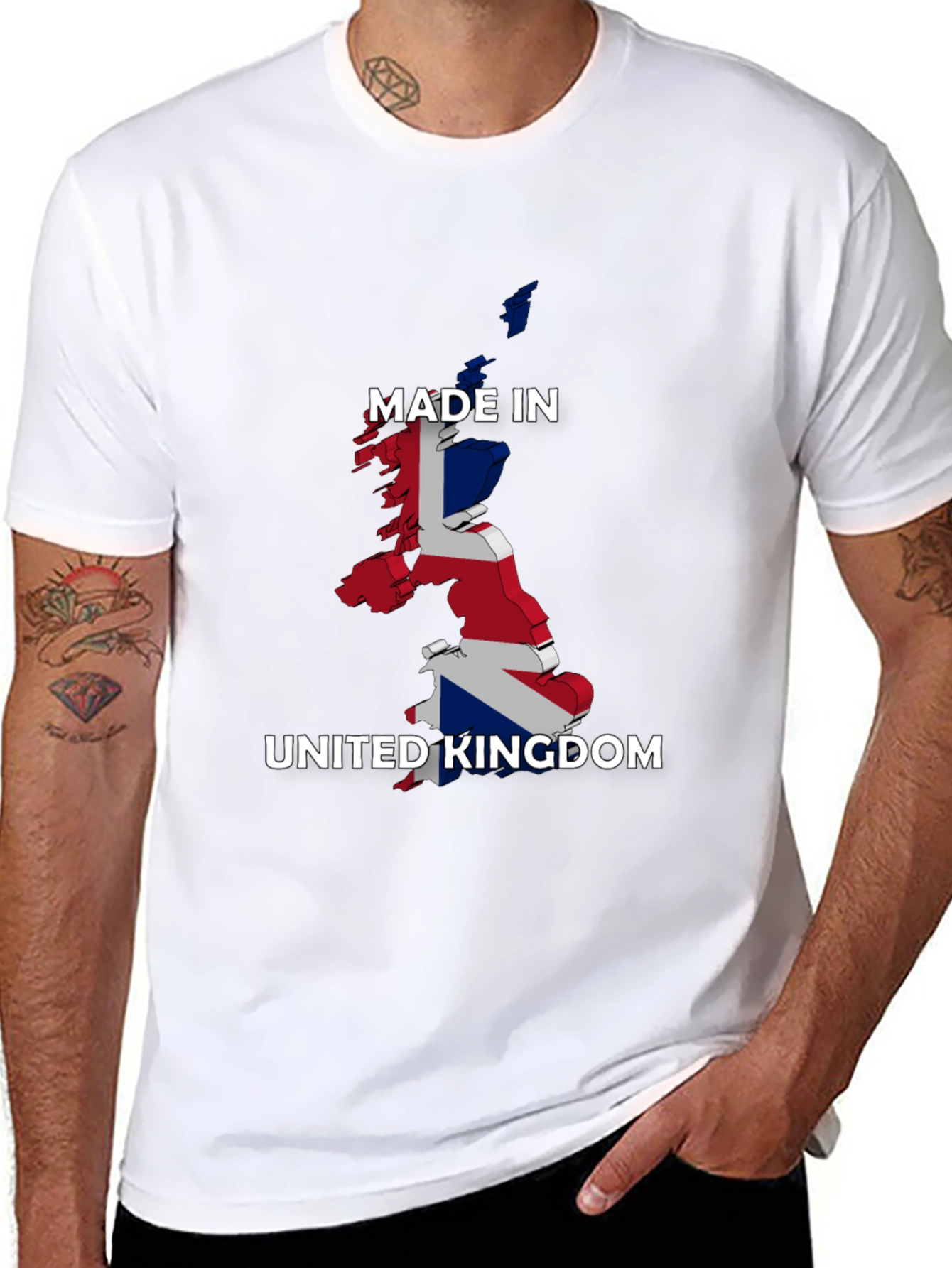 Made in UK Union Jack Graphic T-Shirt