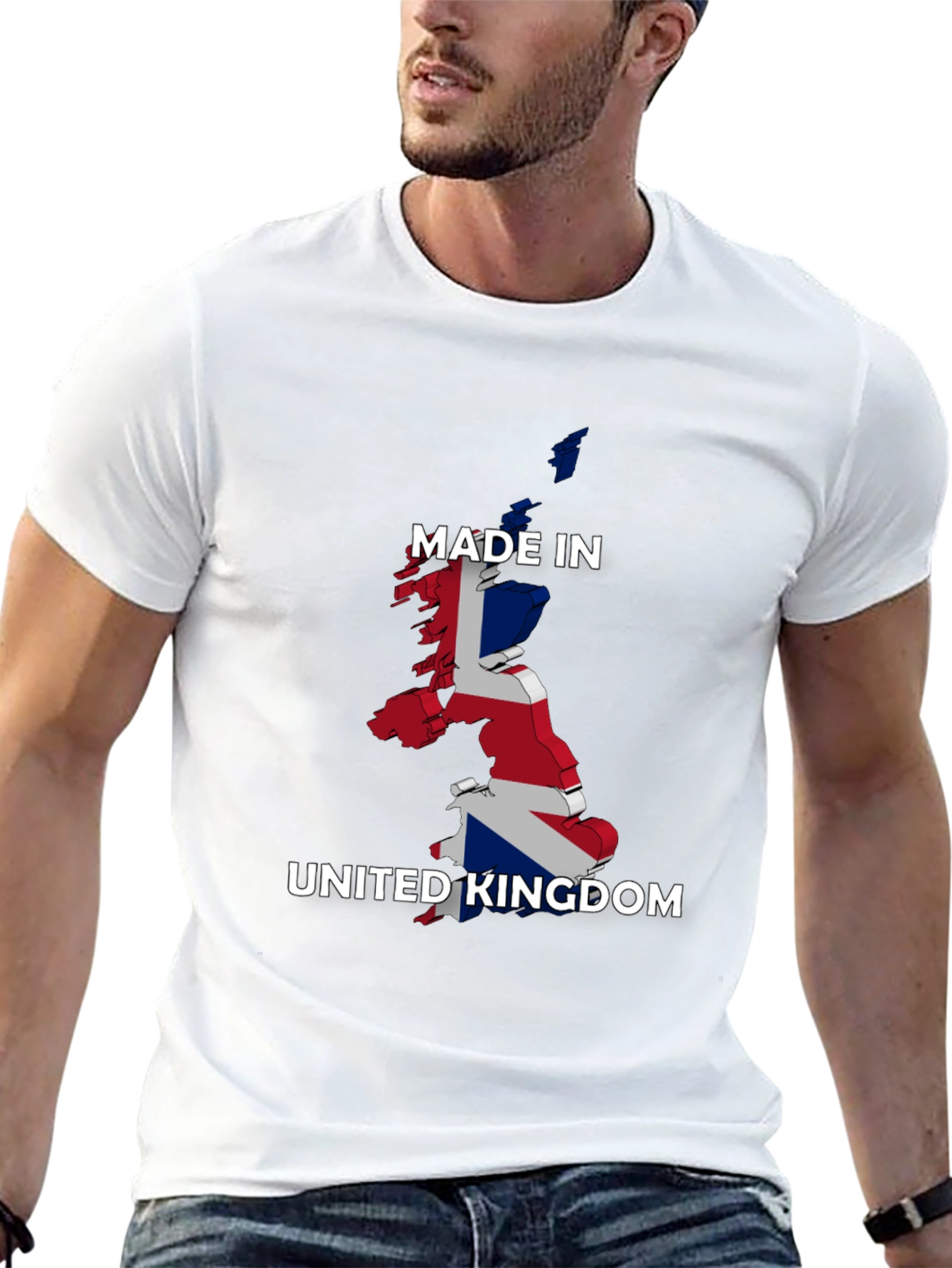 Made in UK Union Jack Graphic T-Shirt