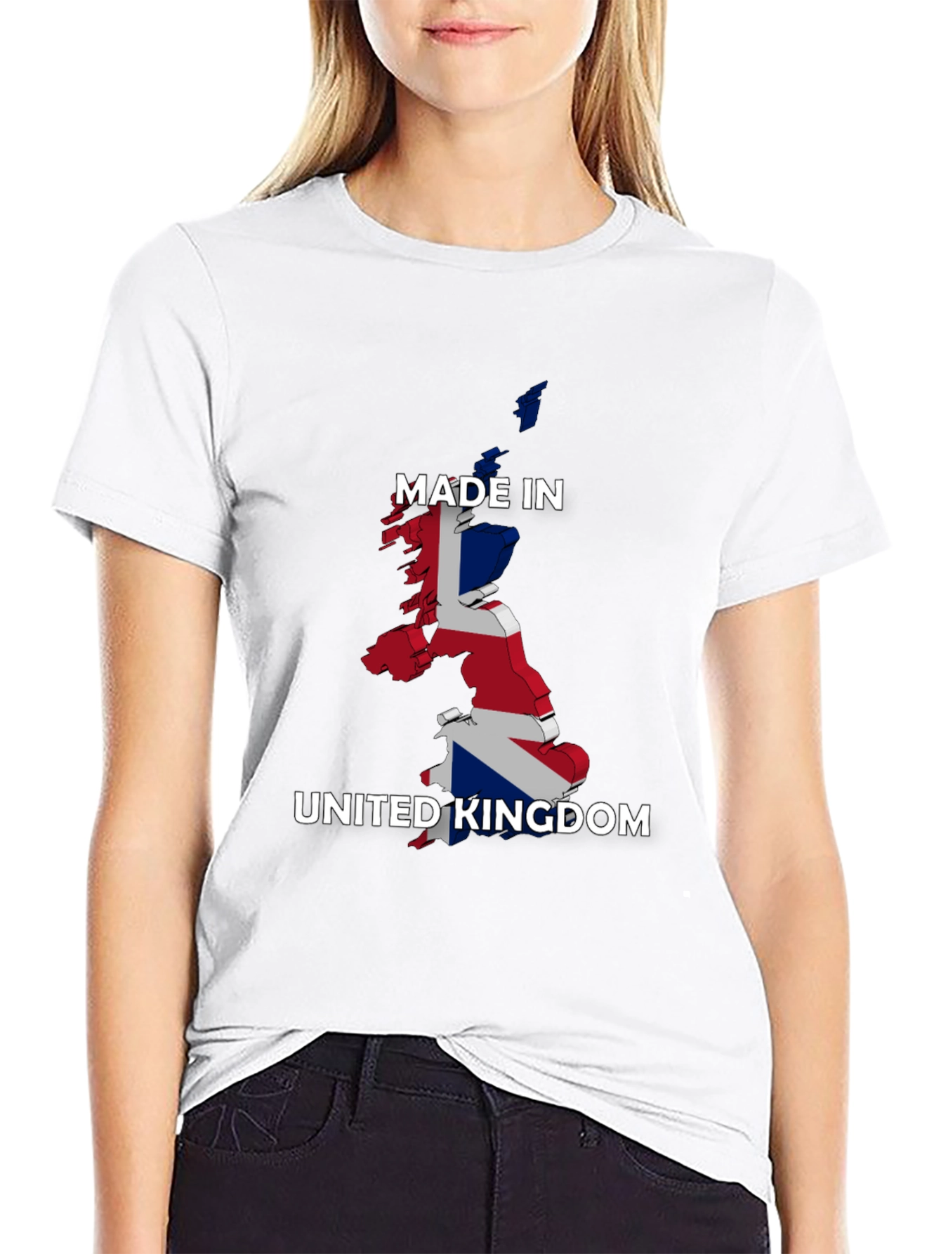 Made in UK Union Jack Graphic T-Shirt