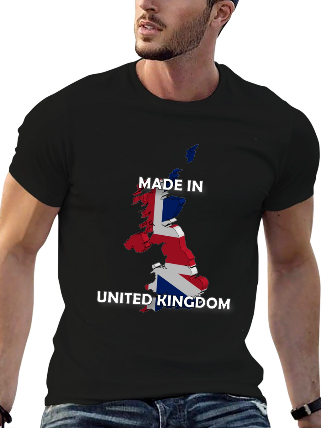 Made in UK Union Jack Graphic T-Shirt