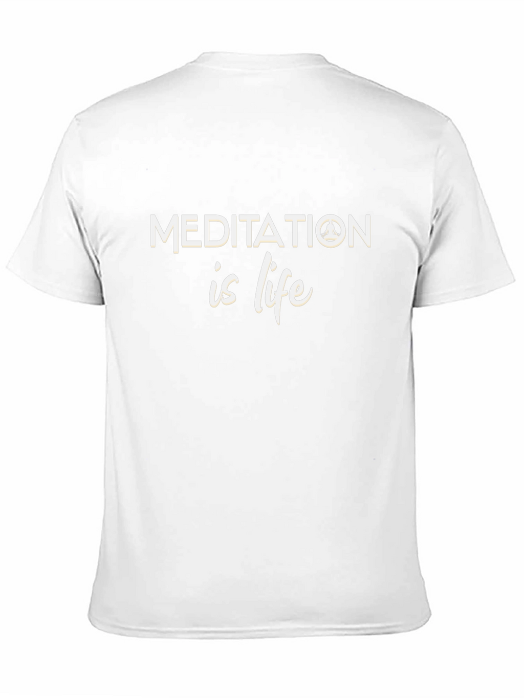 Meditation is Life Black T-Shirt