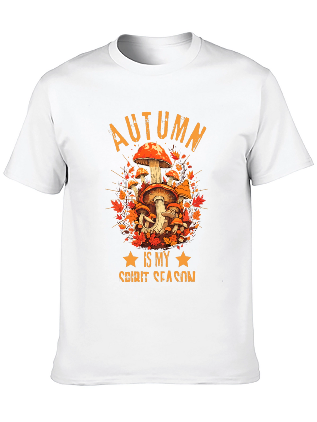 Autumn Spirit Season Mushroom Graphic Tee