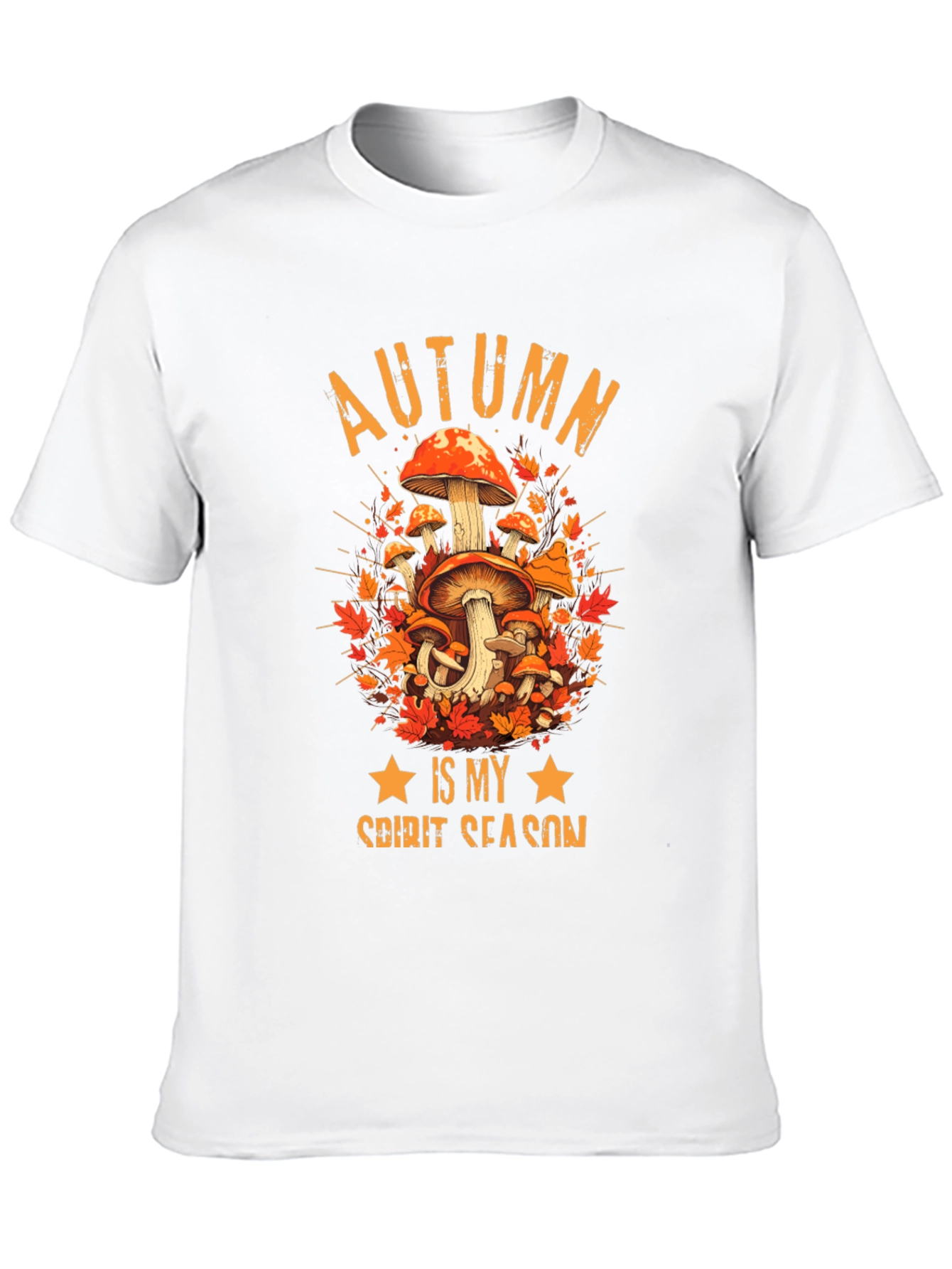 Autumn Spirit Season Mushroom Graphic Tee