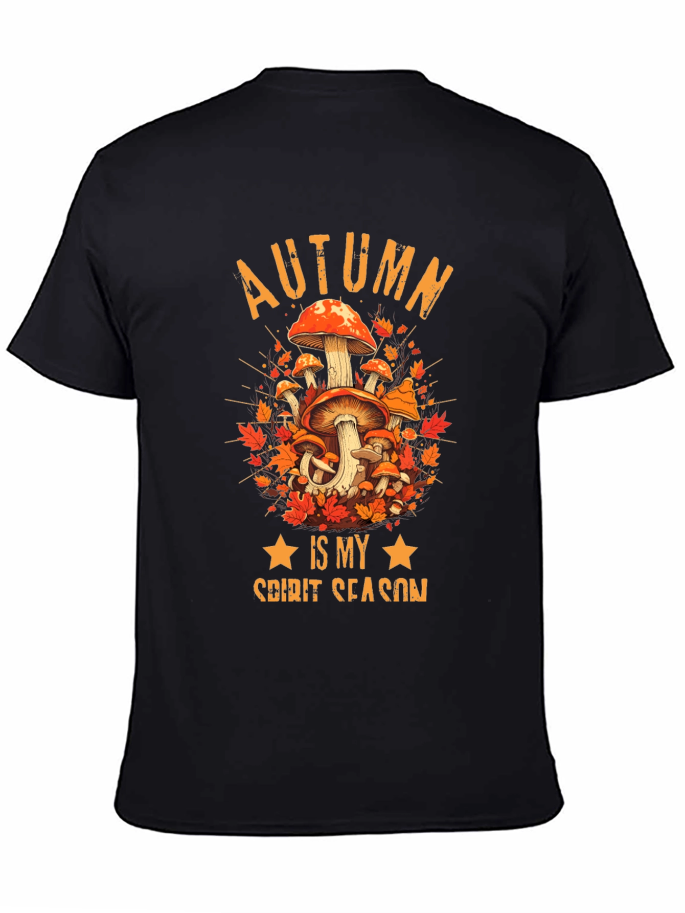 Autumn Spirit Season Mushroom Graphic Tee