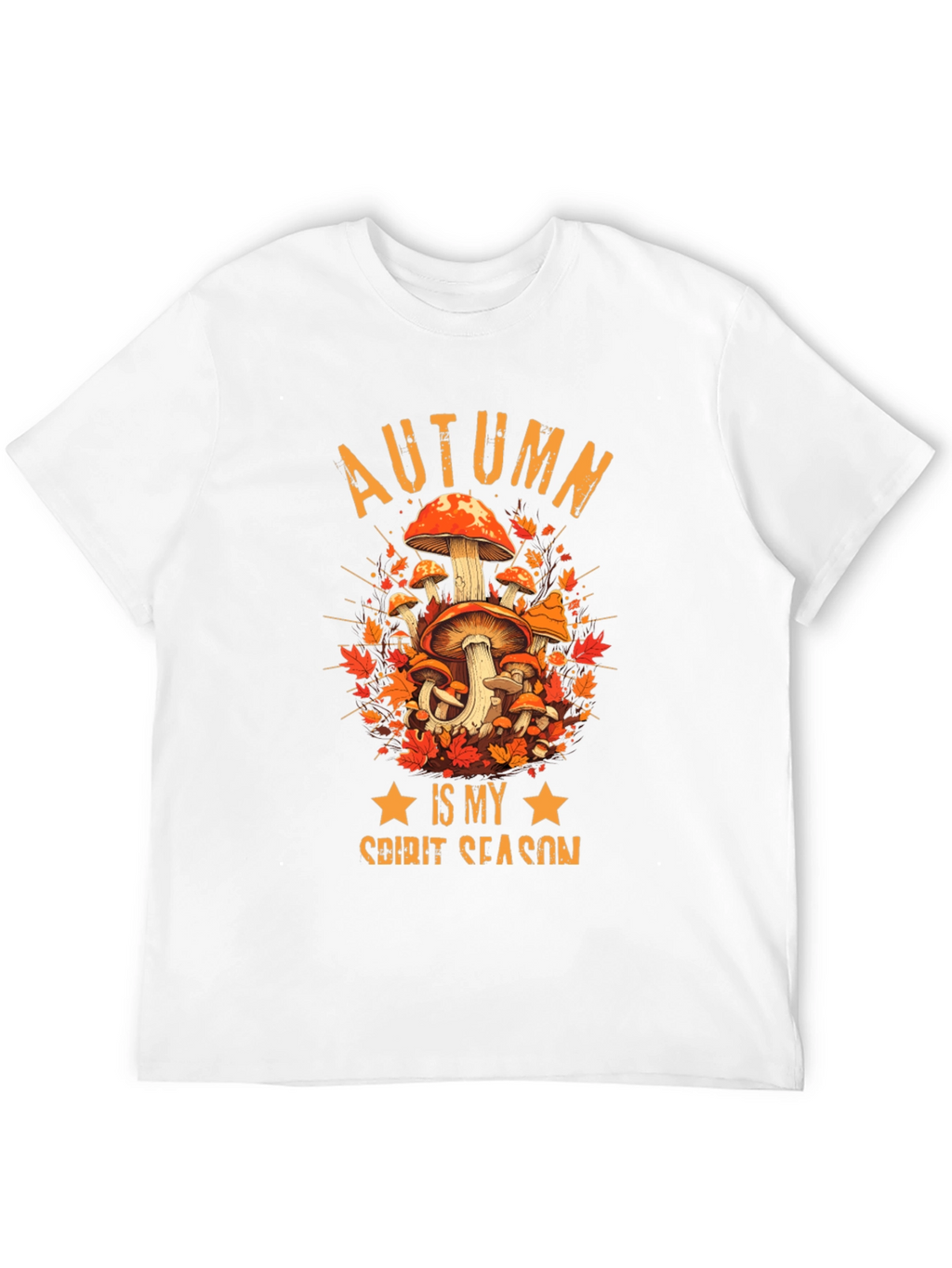 Autumn Spirit Season Mushroom Graphic Tee