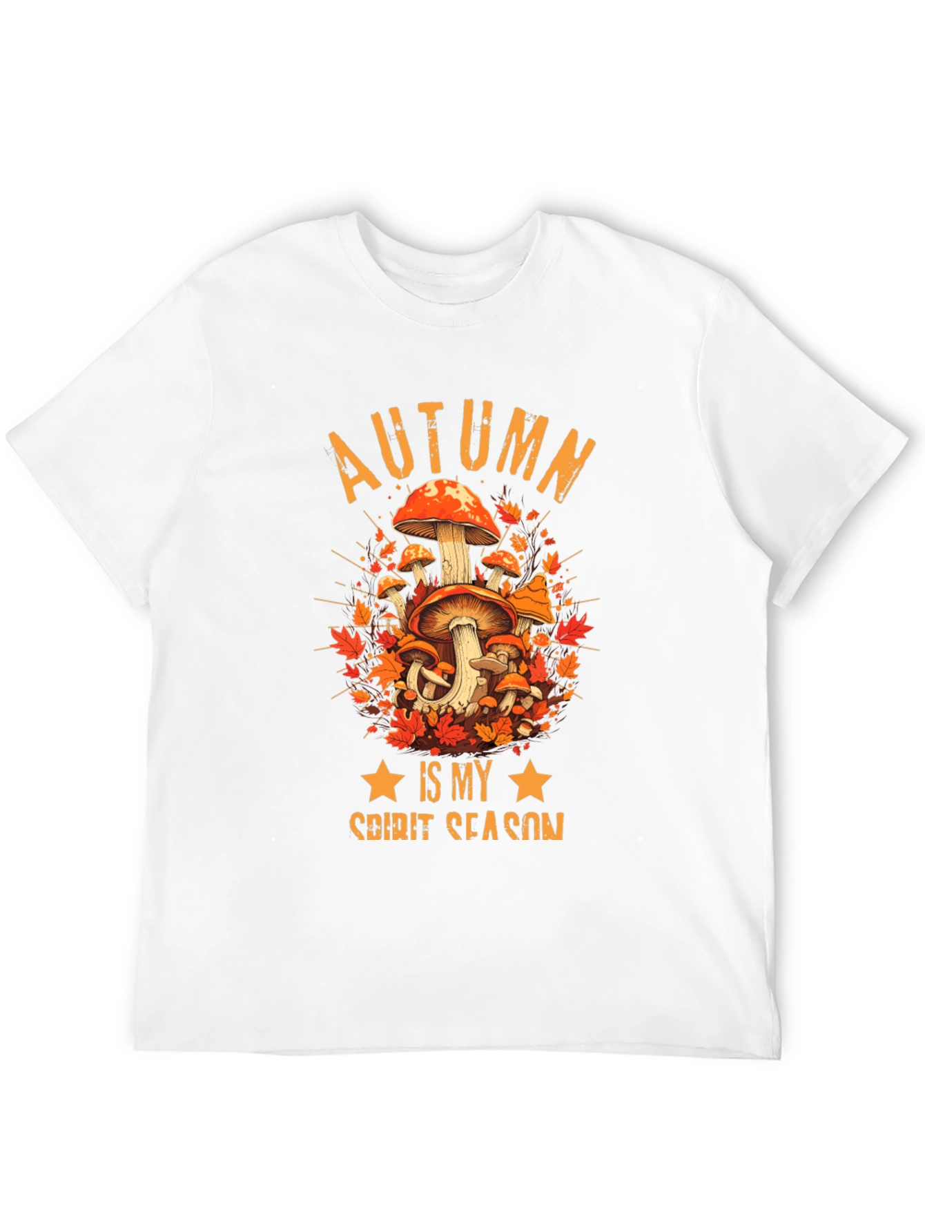 Autumn Spirit Season Mushroom Graphic Tee
