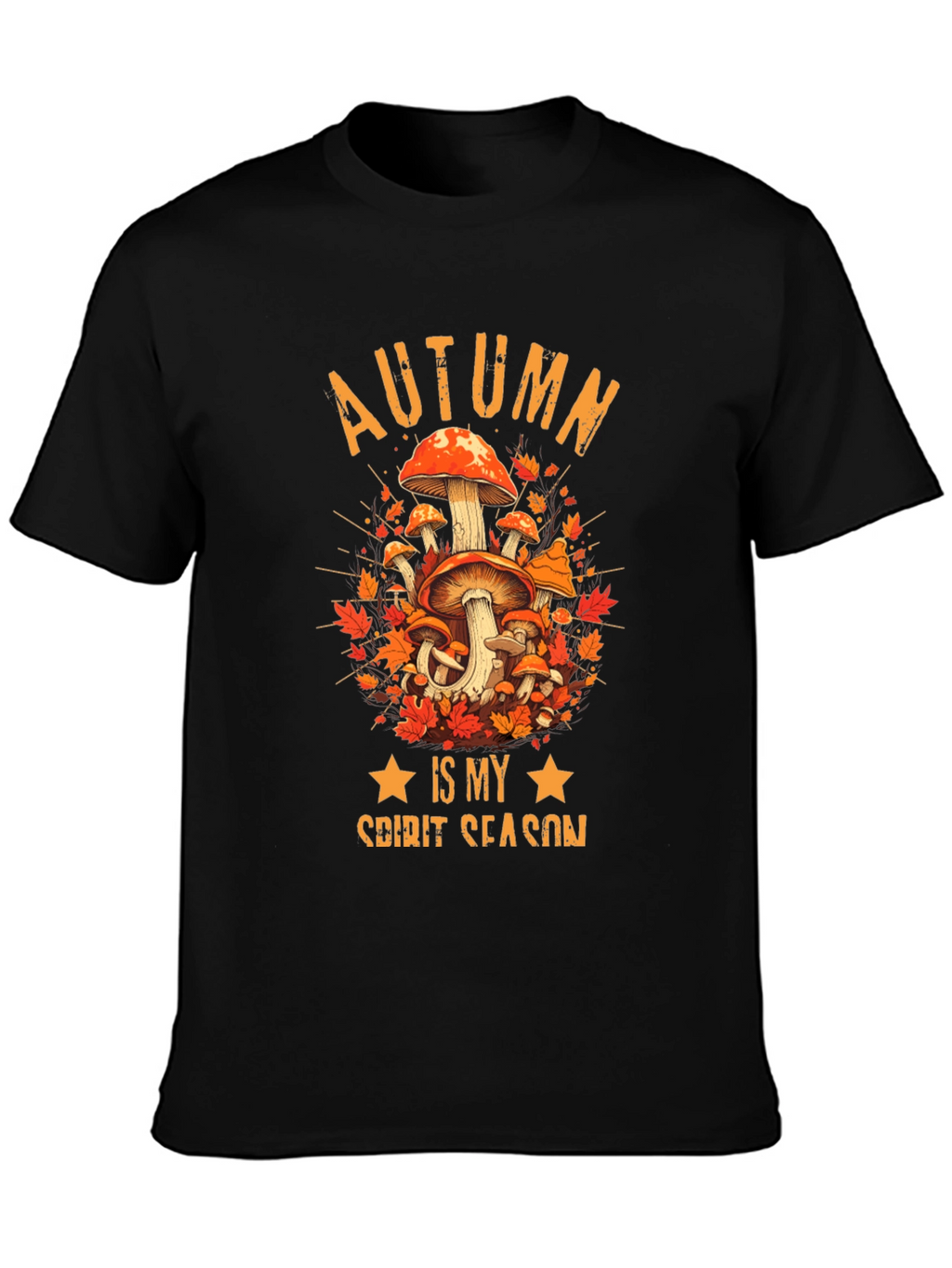 Autumn Spirit Season Mushroom Graphic Tee