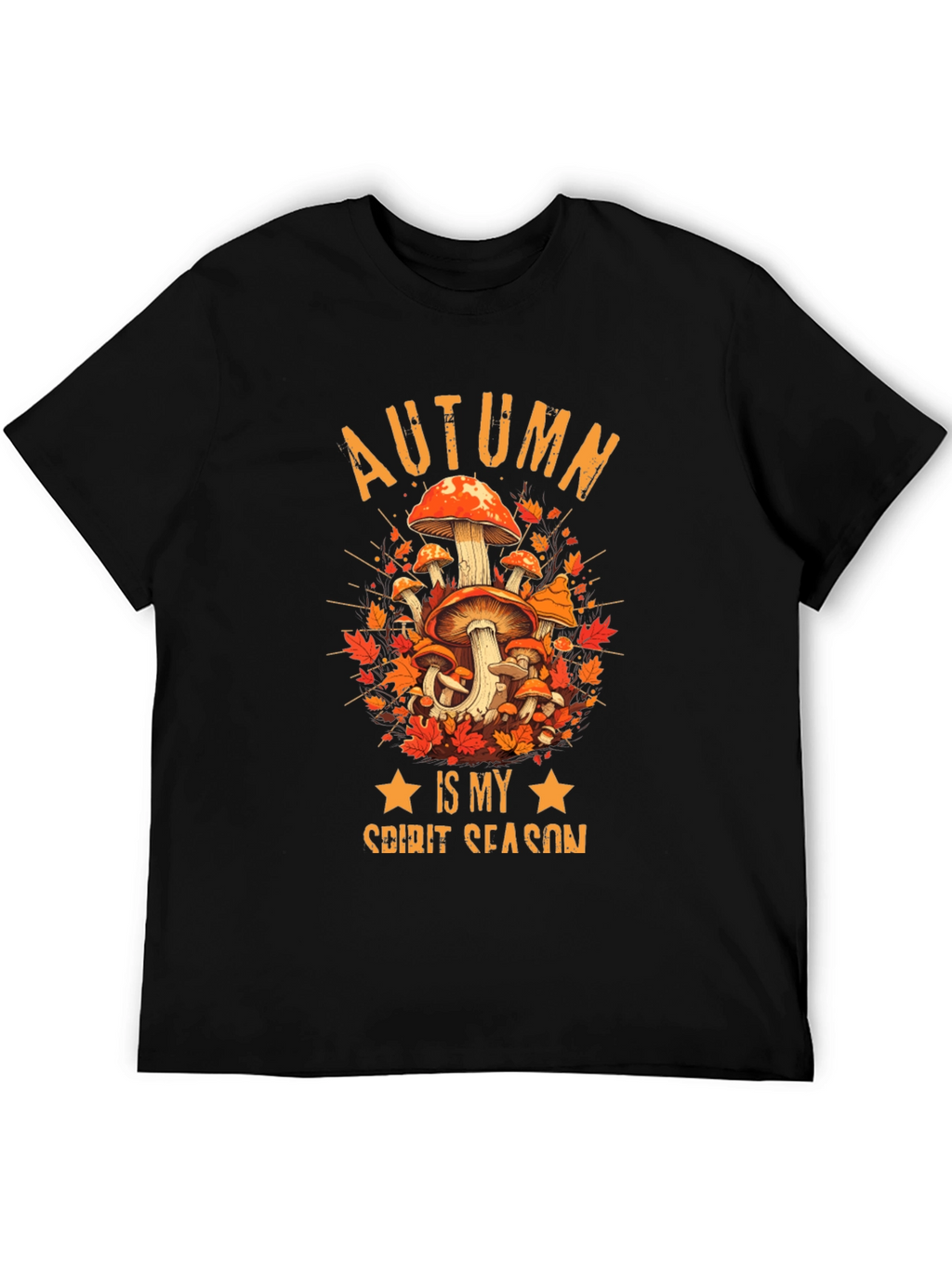 Autumn Spirit Season Mushroom Graphic Tee