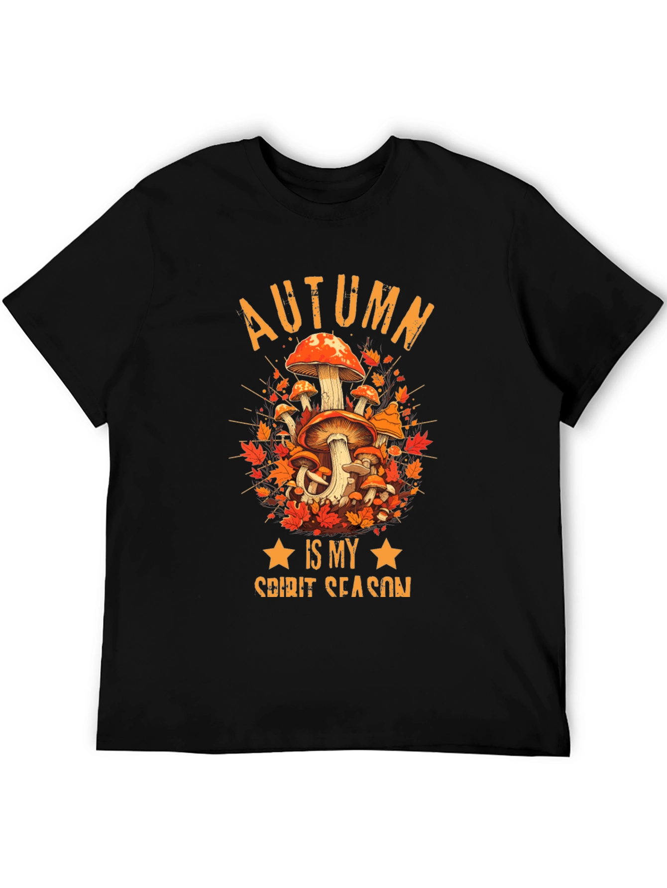 Autumn Spirit Season Mushroom Graphic Tee
