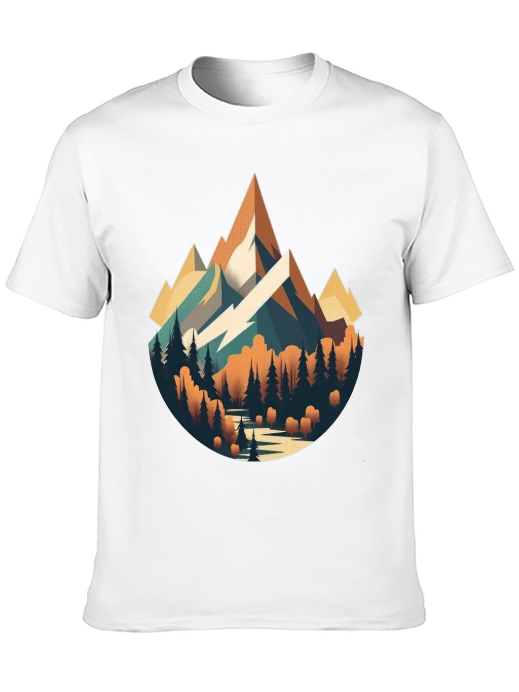 Mountain Landscape Graphic T-Shirt