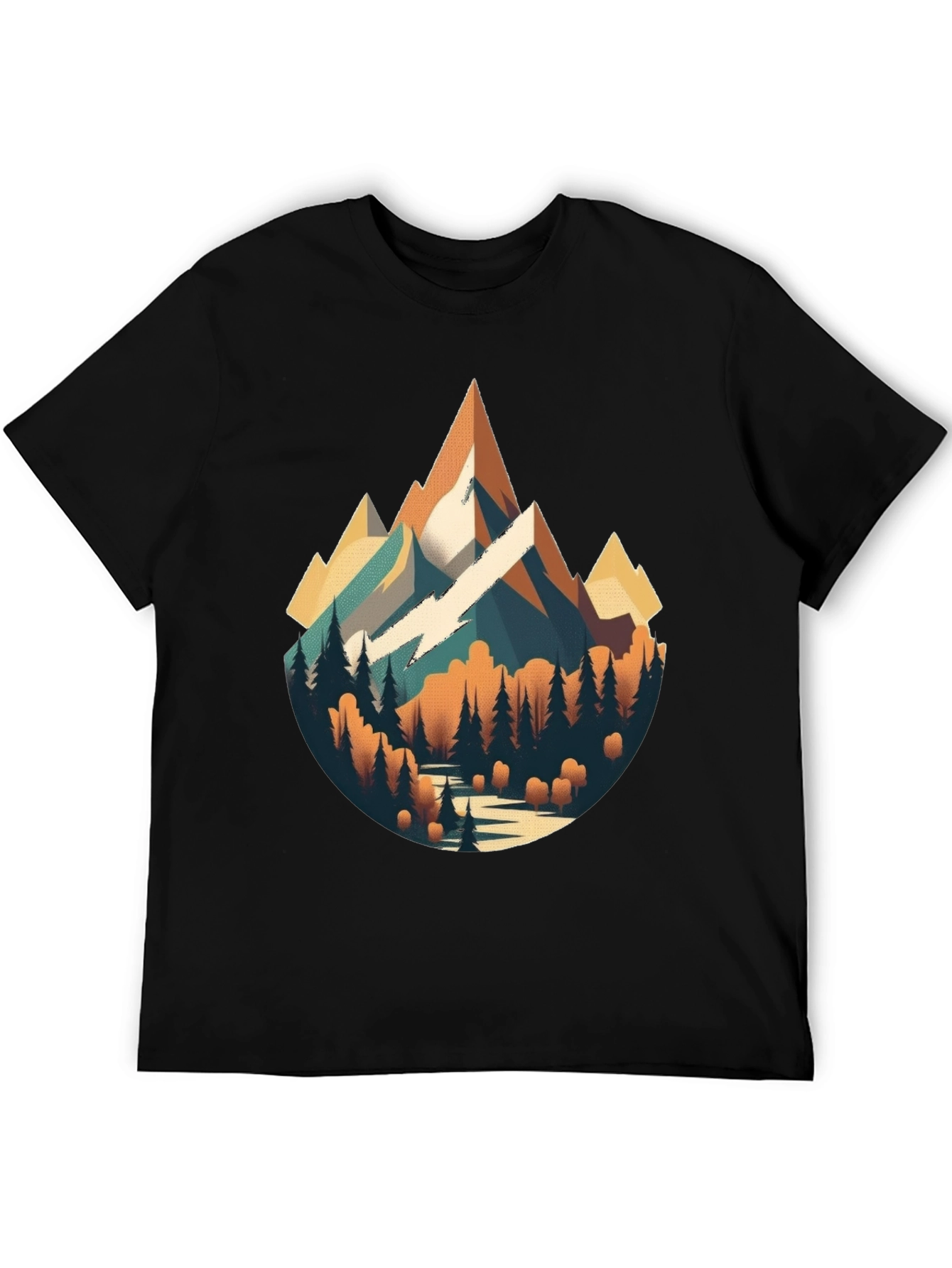 Mountain Landscape Graphic T-Shirt