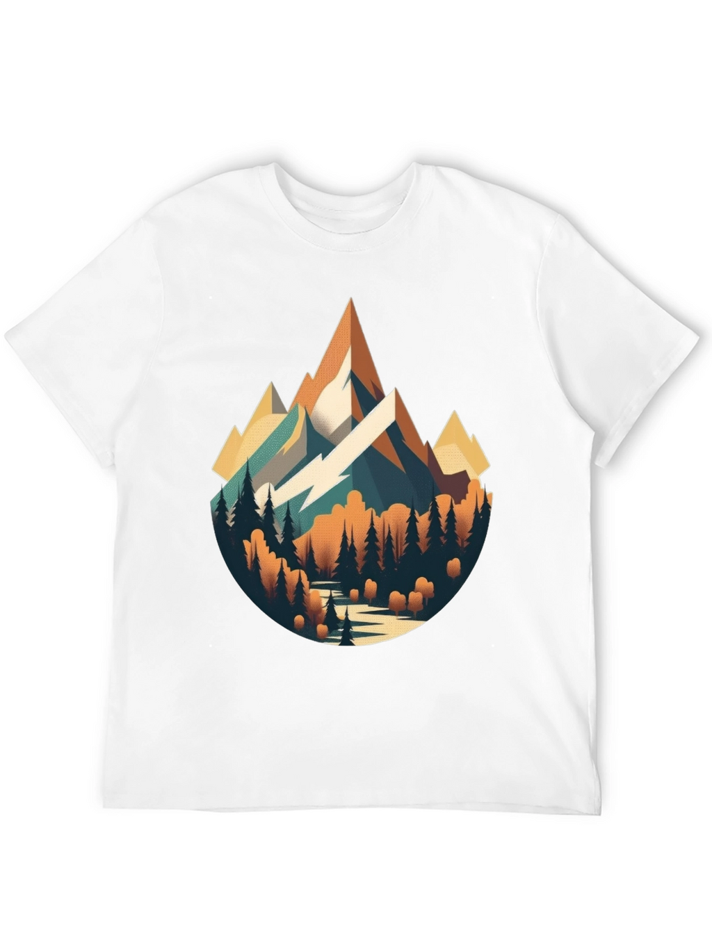 Mountain Landscape Graphic T-Shirt