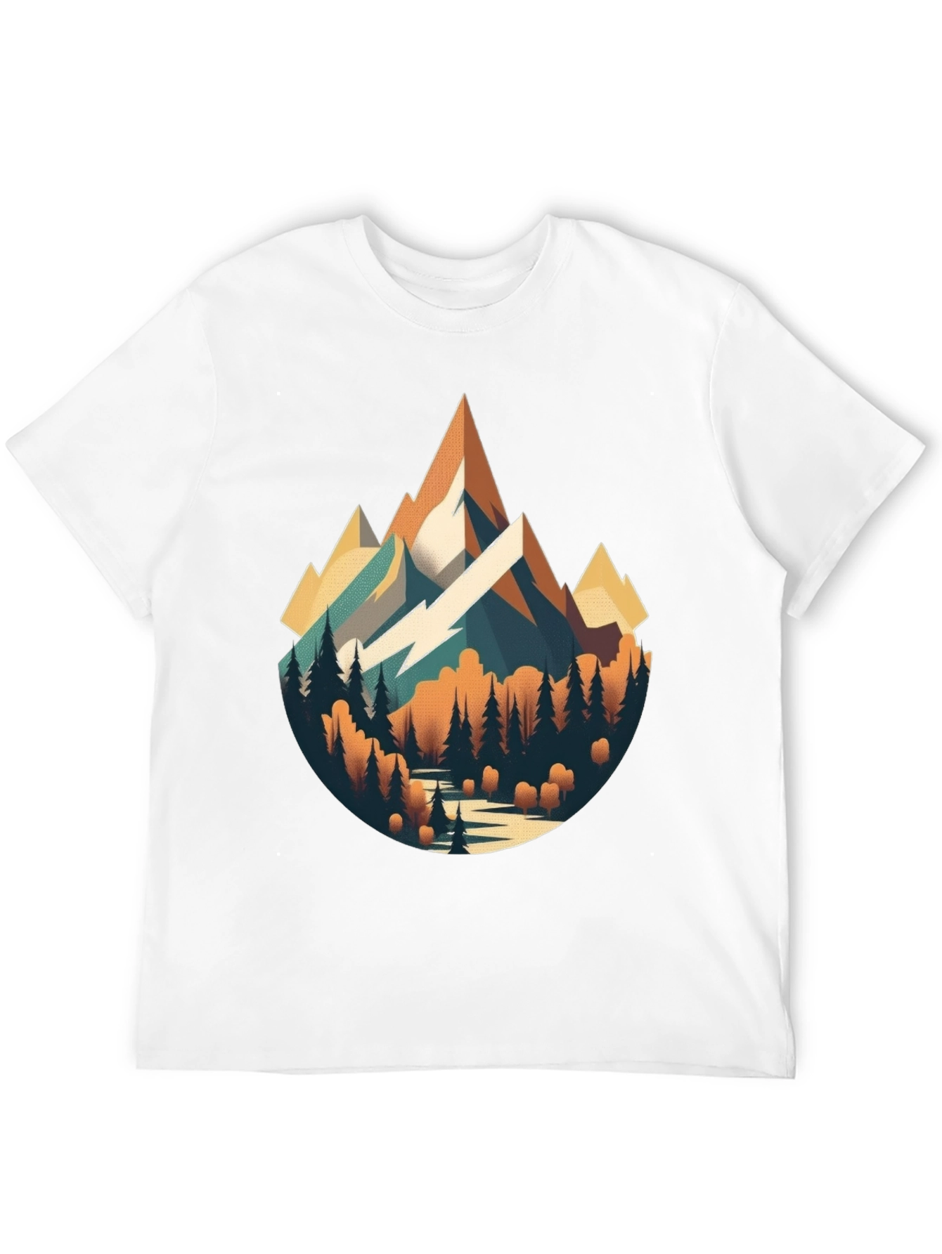 Mountain Landscape Graphic T-Shirt
