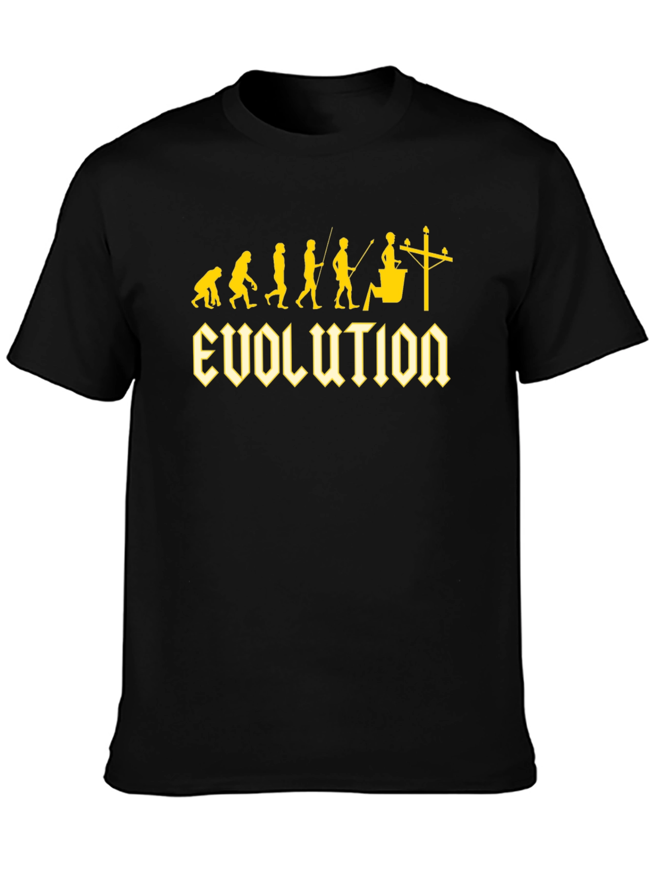 Electrician Evolution Black T-Shirt