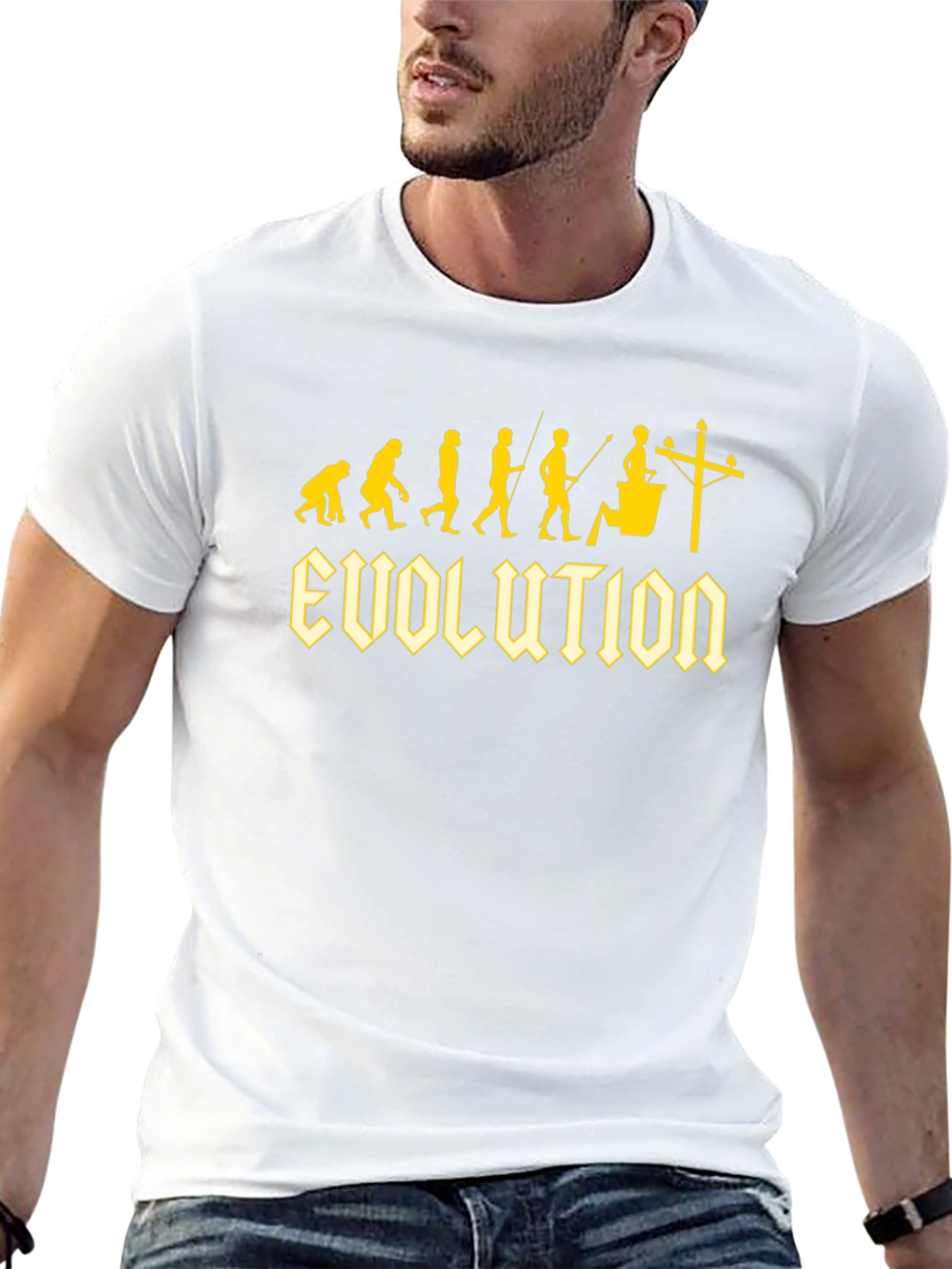Electrician Evolution Black T-Shirt