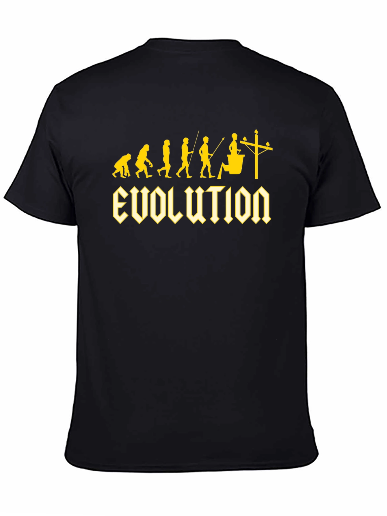 Electrician Evolution Black T-Shirt