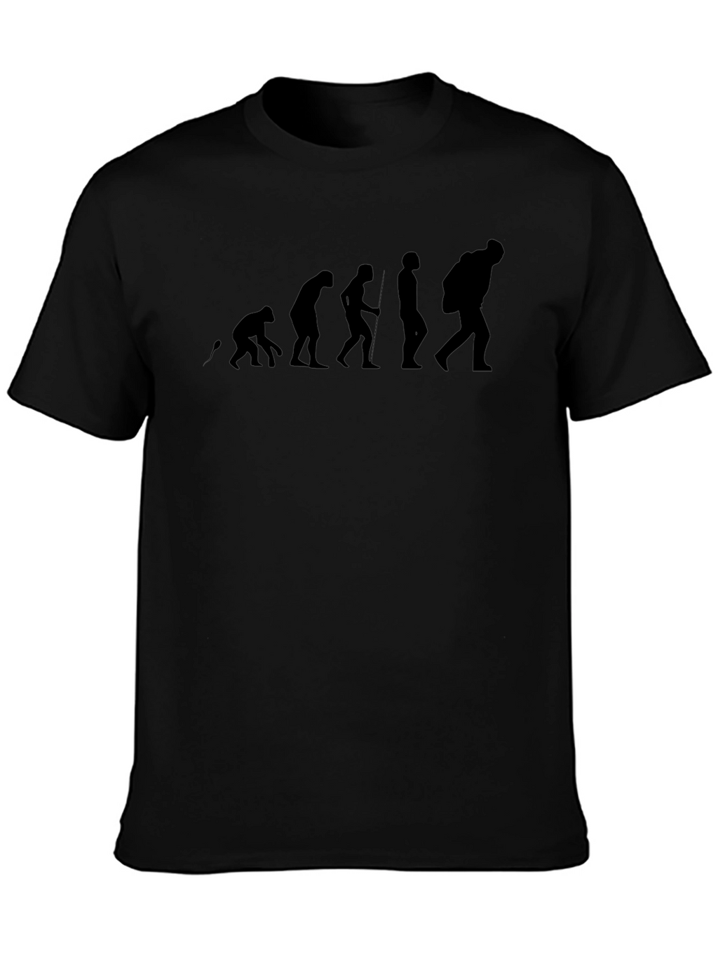 Evolution of Man Black T-Shirt
