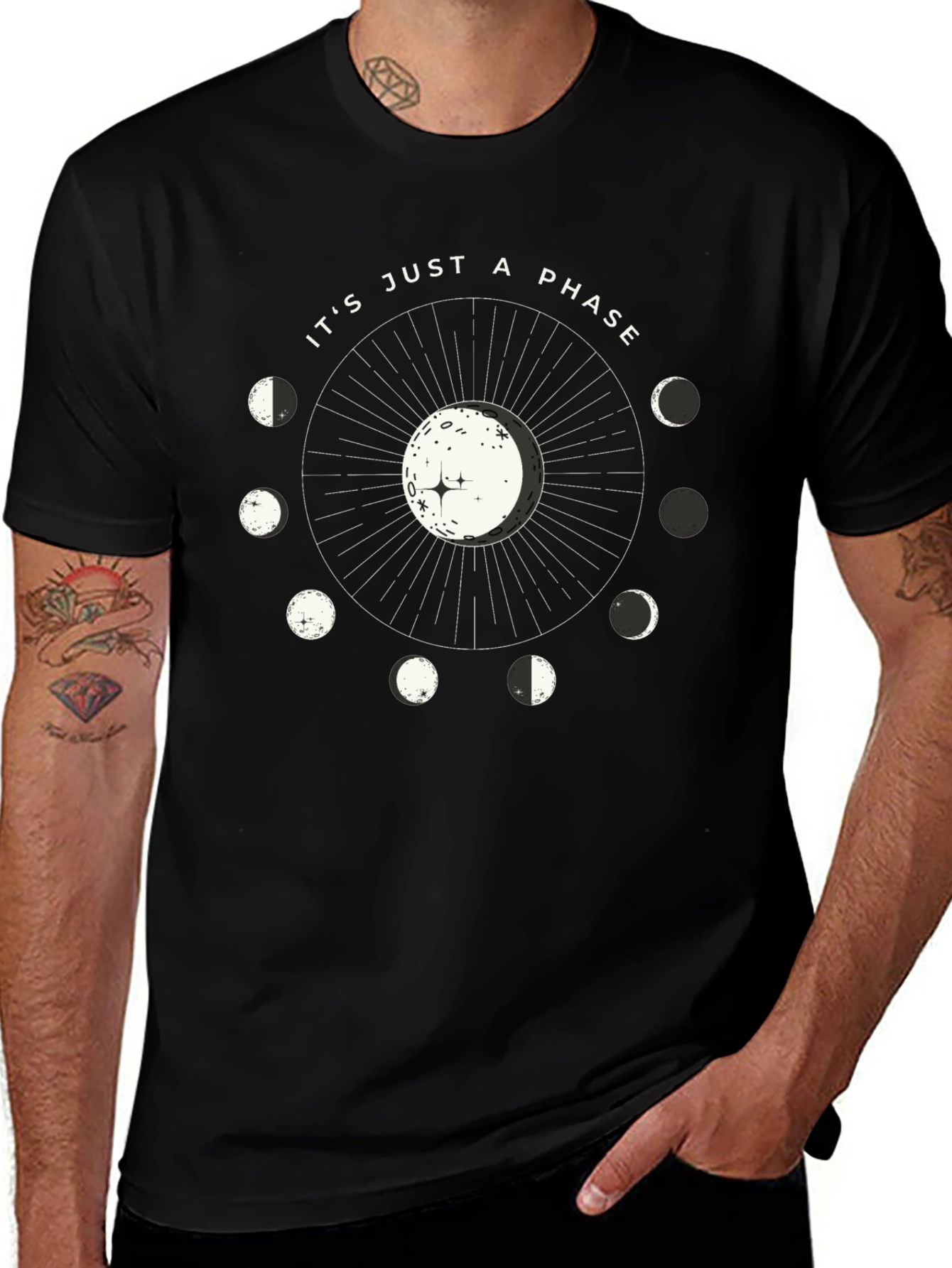 Its Just a Phase Moon T-Shirt