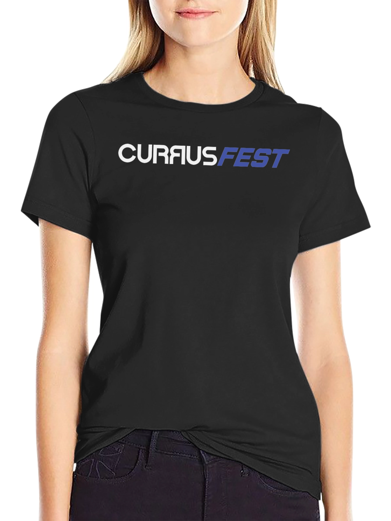 Curau Fest Black Graphic Tee - Stylish Casual Comfort