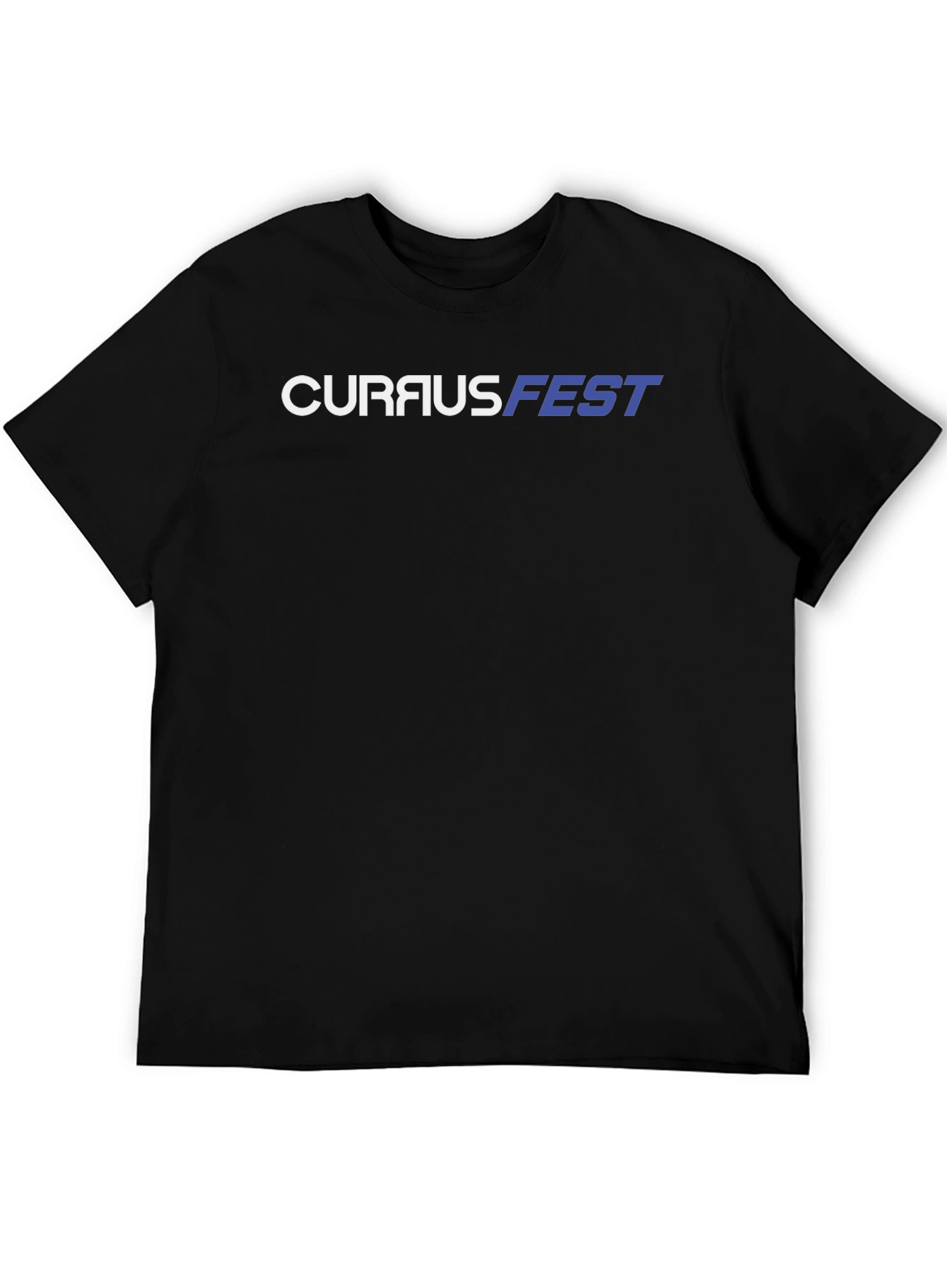 Curau Fest Black Graphic Tee - Stylish Casual Comfort