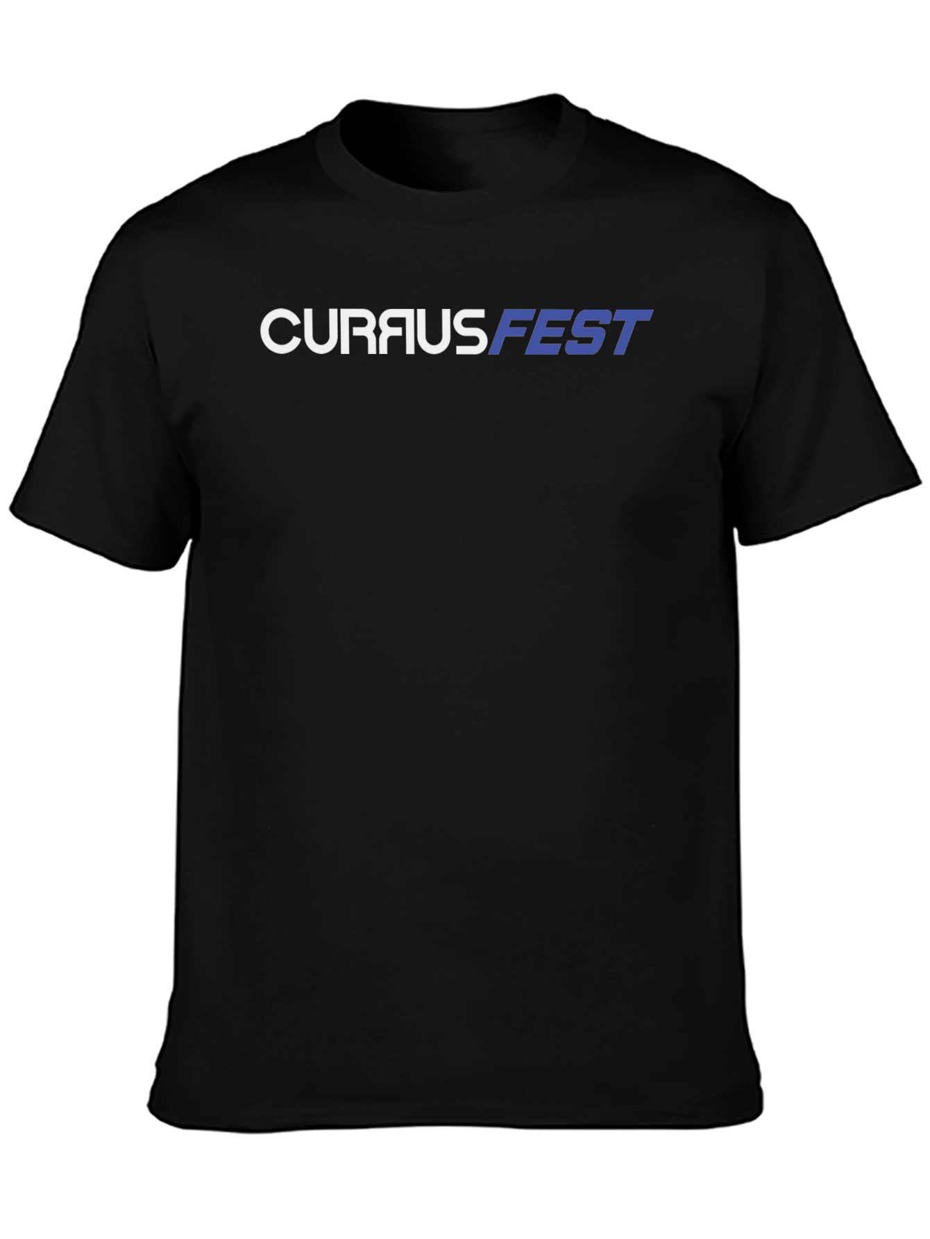 Curau Fest Black Graphic Tee - Stylish Casual Comfort