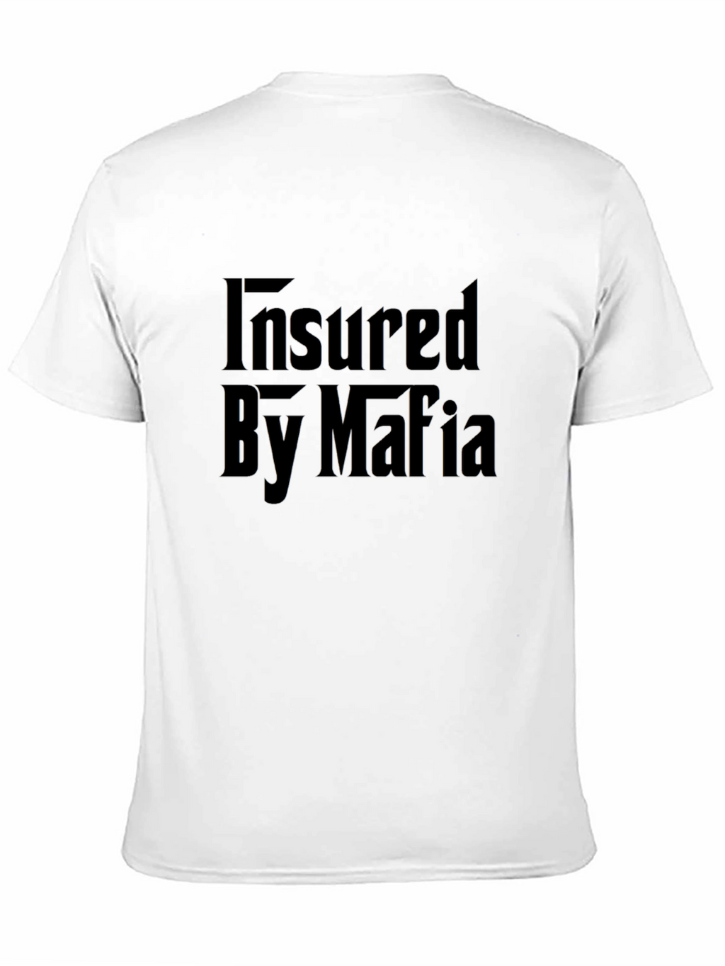 Insured By Mafia Graphic T-Shirt - Black