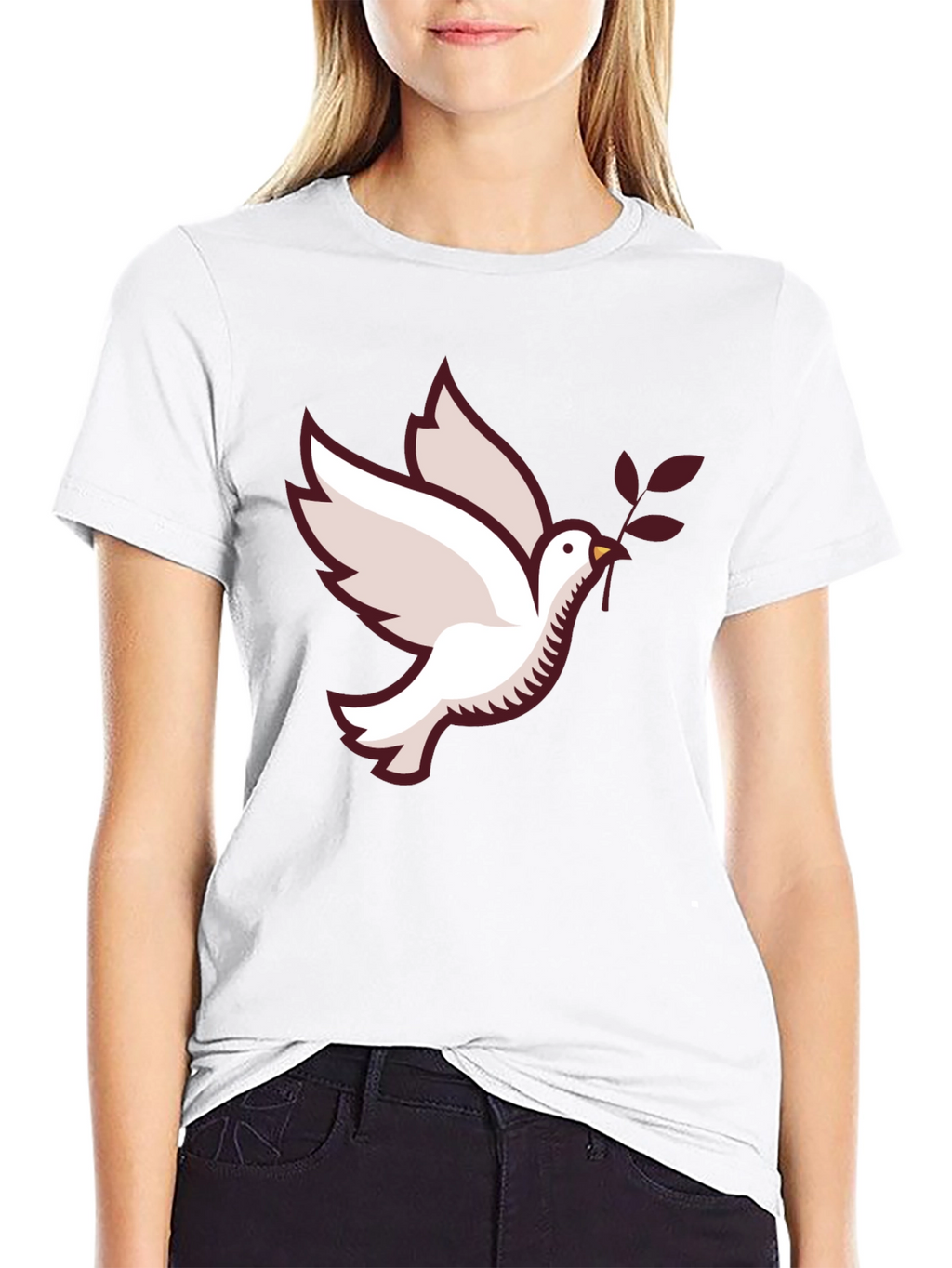 Dove Graphic Black T-Shirt