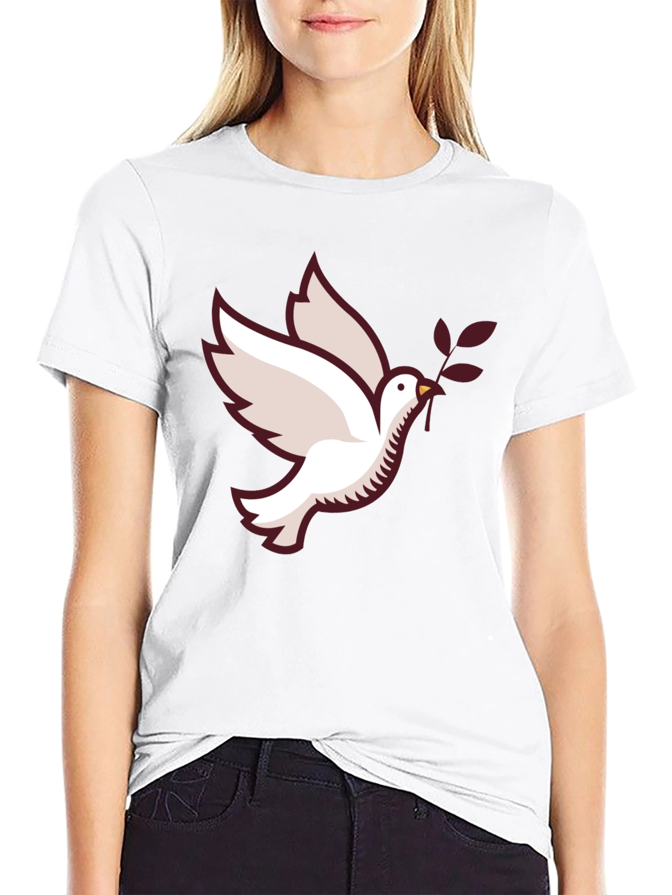 Dove Graphic Black T-Shirt
