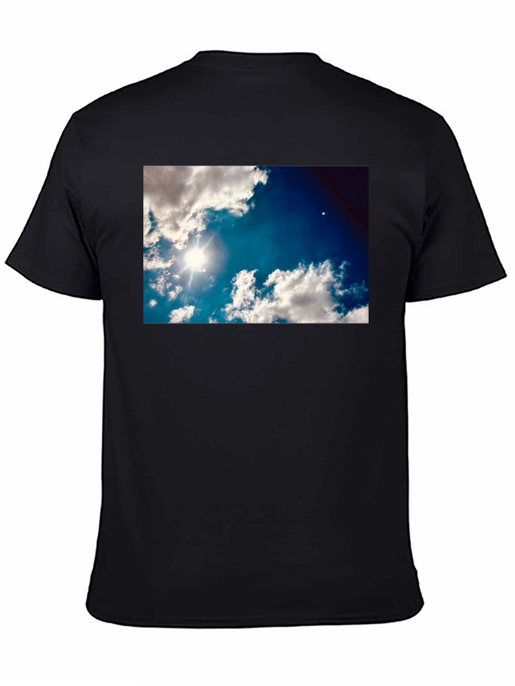 Sky Clouds Graphic Print T-Shirt