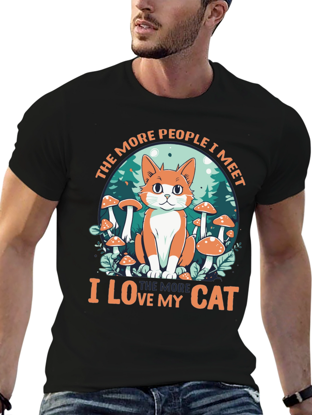 Cat Lover Graphic Tee - People vs. Cats!