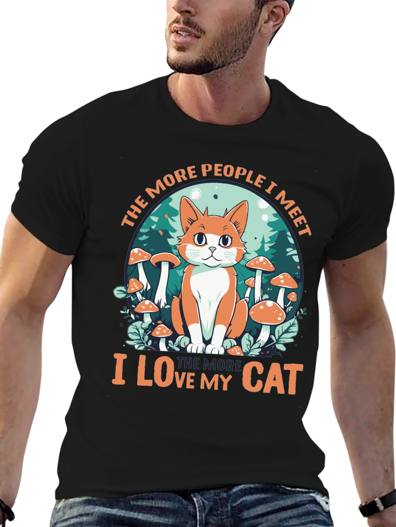 Cat Lover Graphic Tee - People vs. Cats!