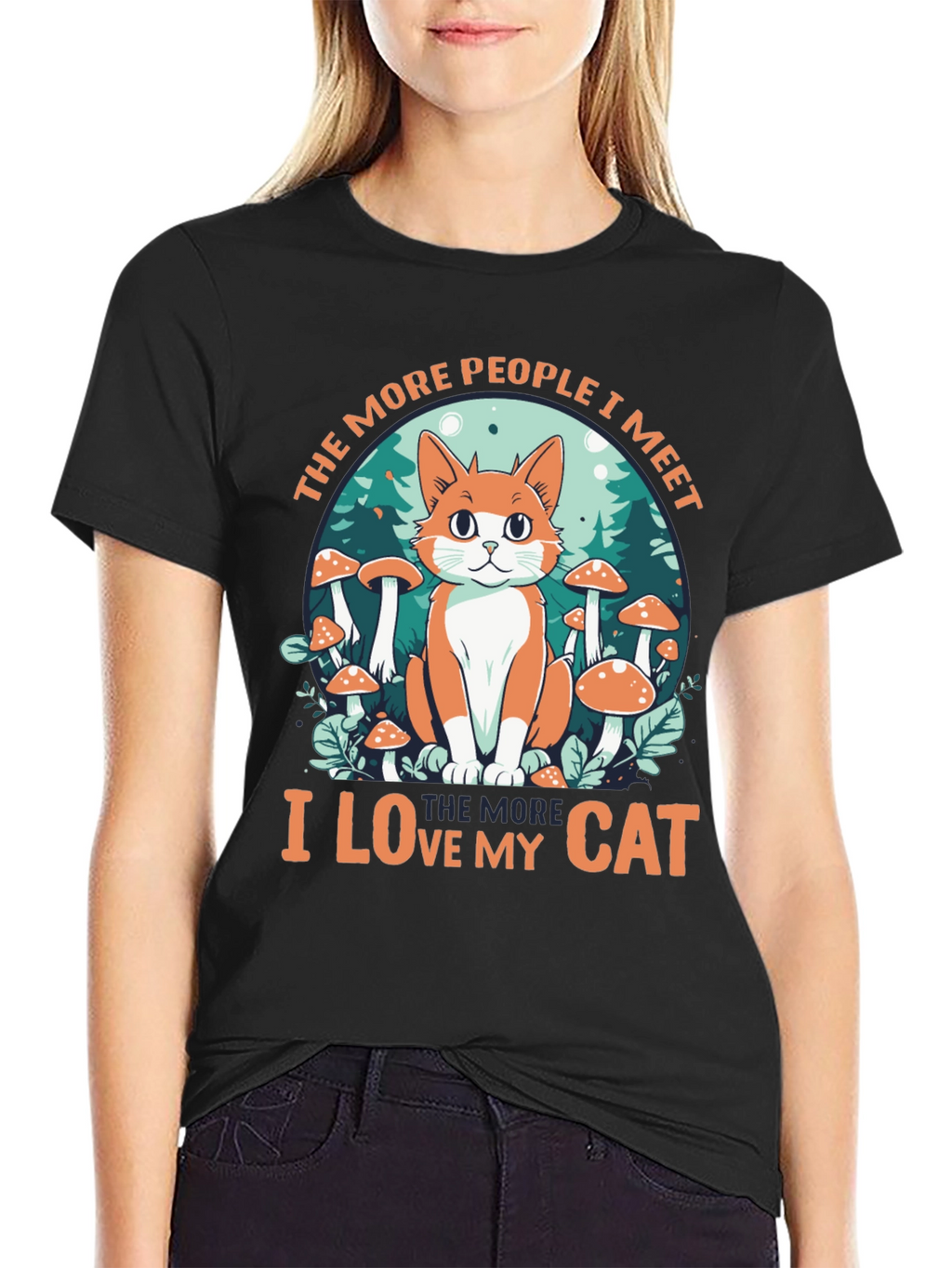 Cat Lover Graphic Tee - People vs. Cats!