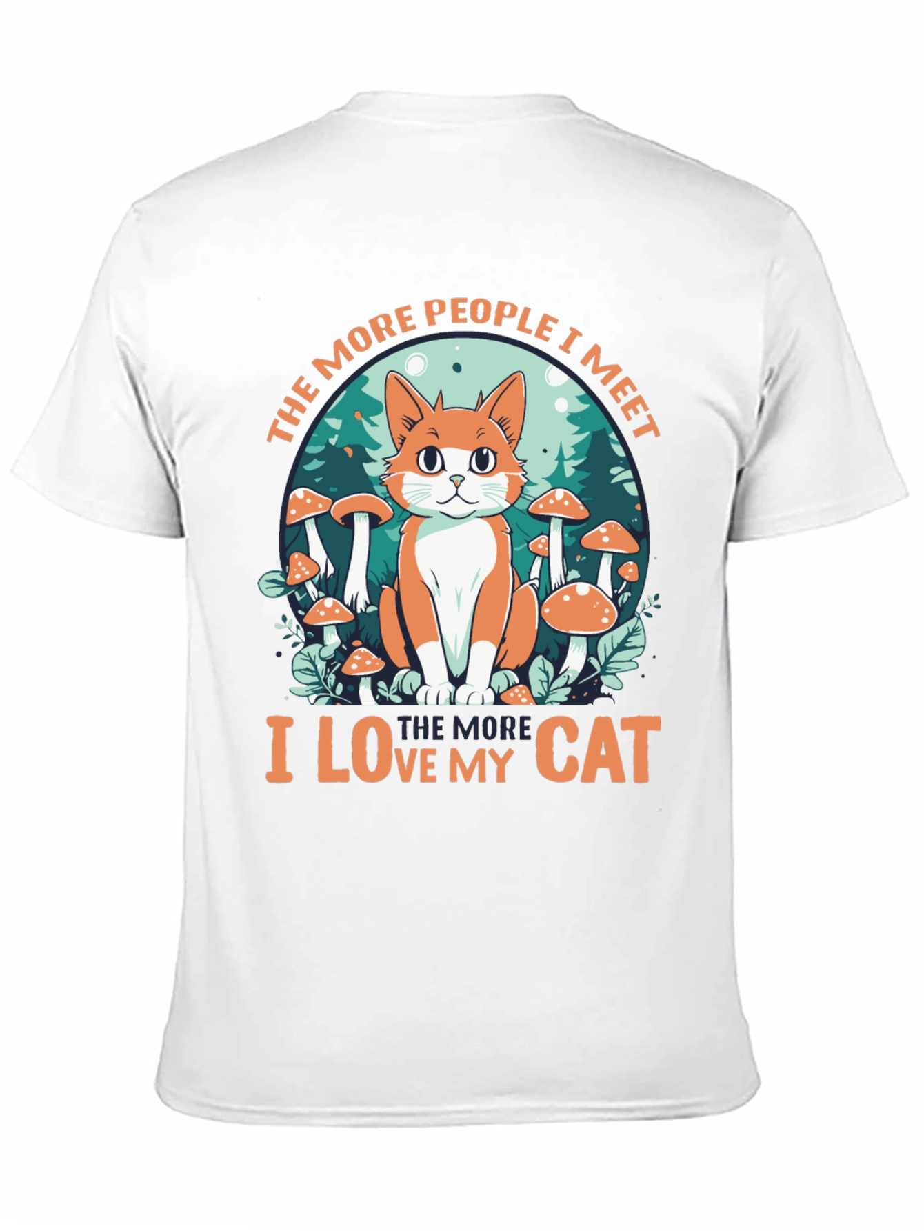 Cat Lover Graphic Tee - People vs. Cats!