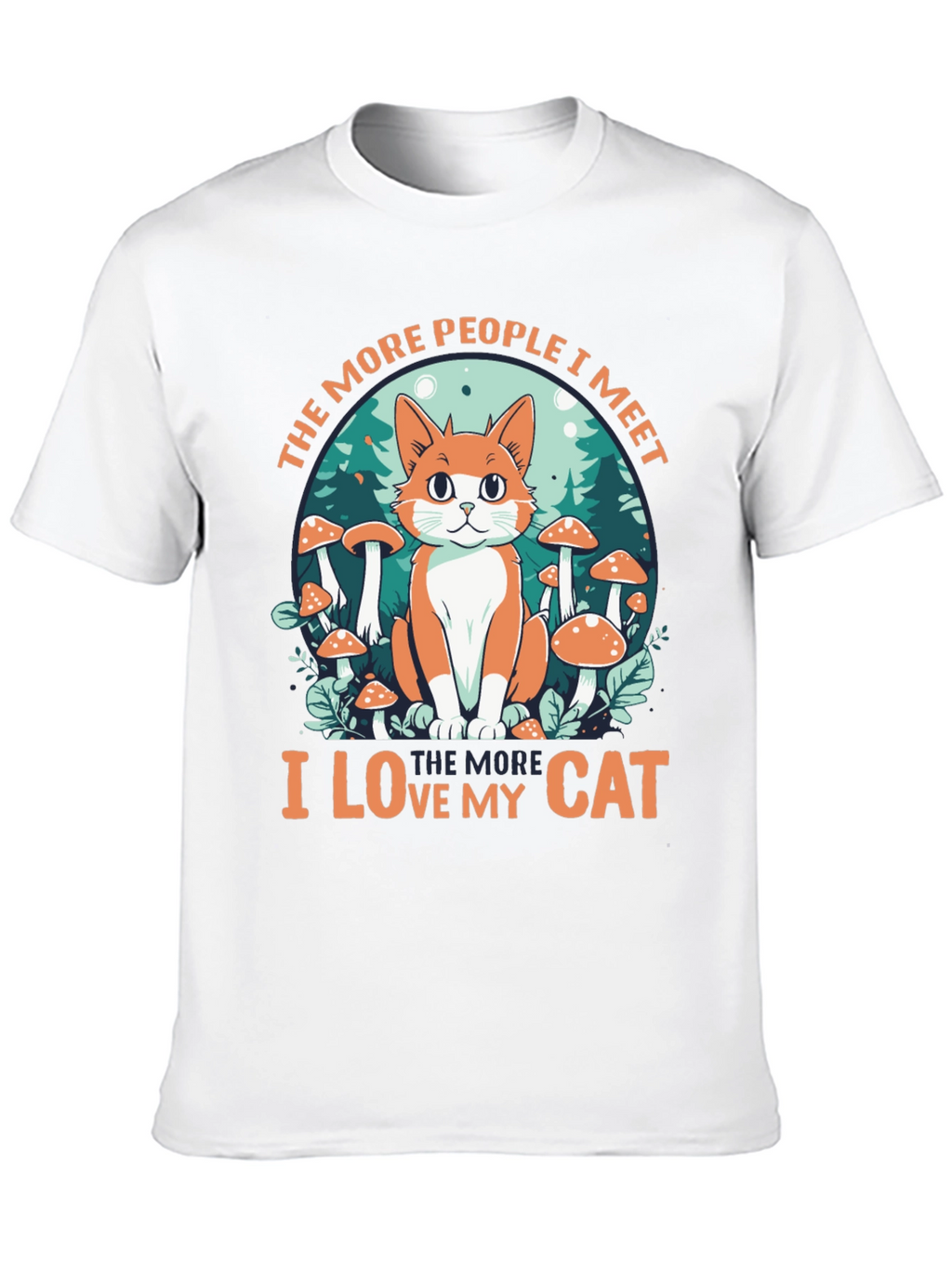 Cat Lover Graphic Tee - People vs. Cats!