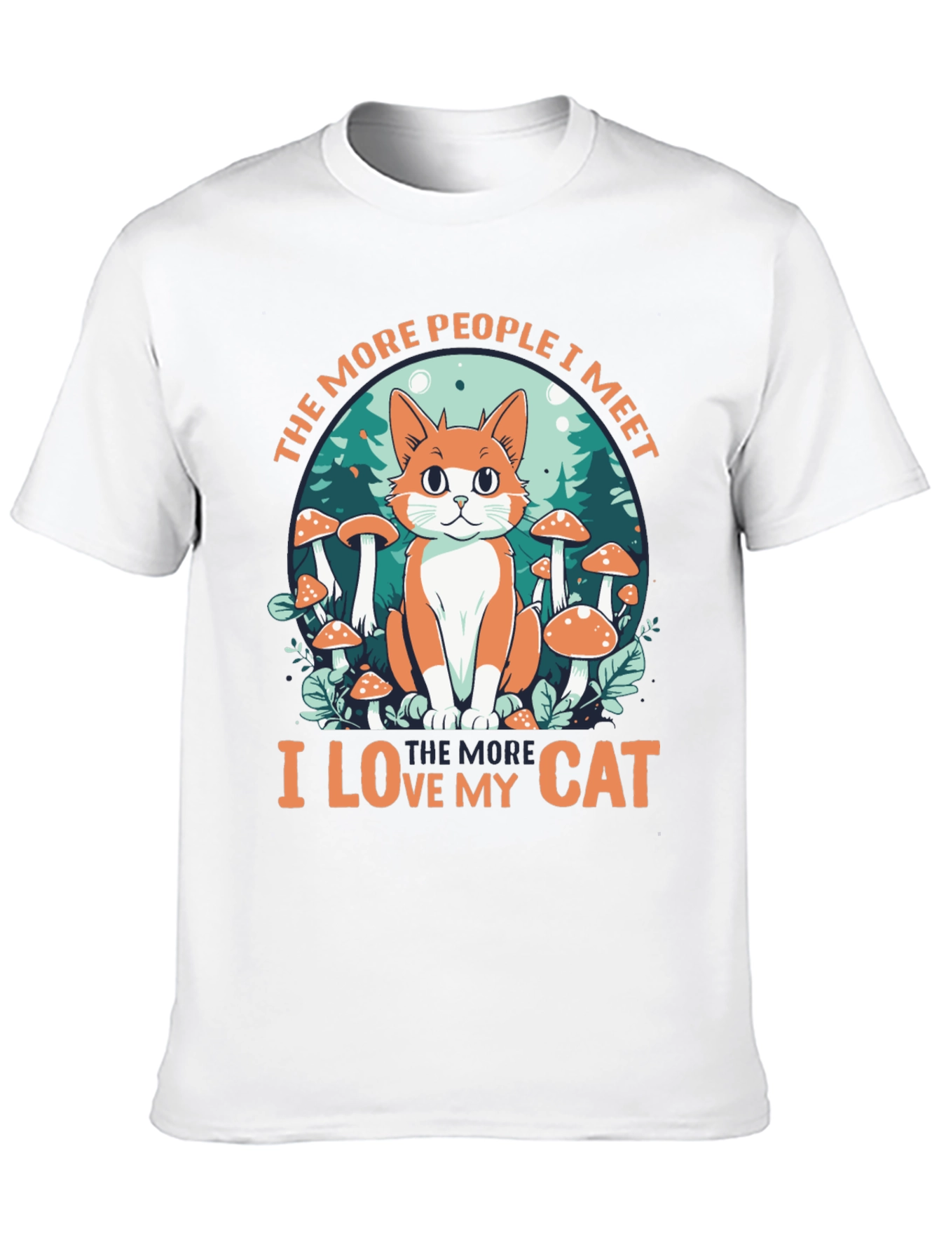 Cat Lover Graphic Tee - People vs. Cats!