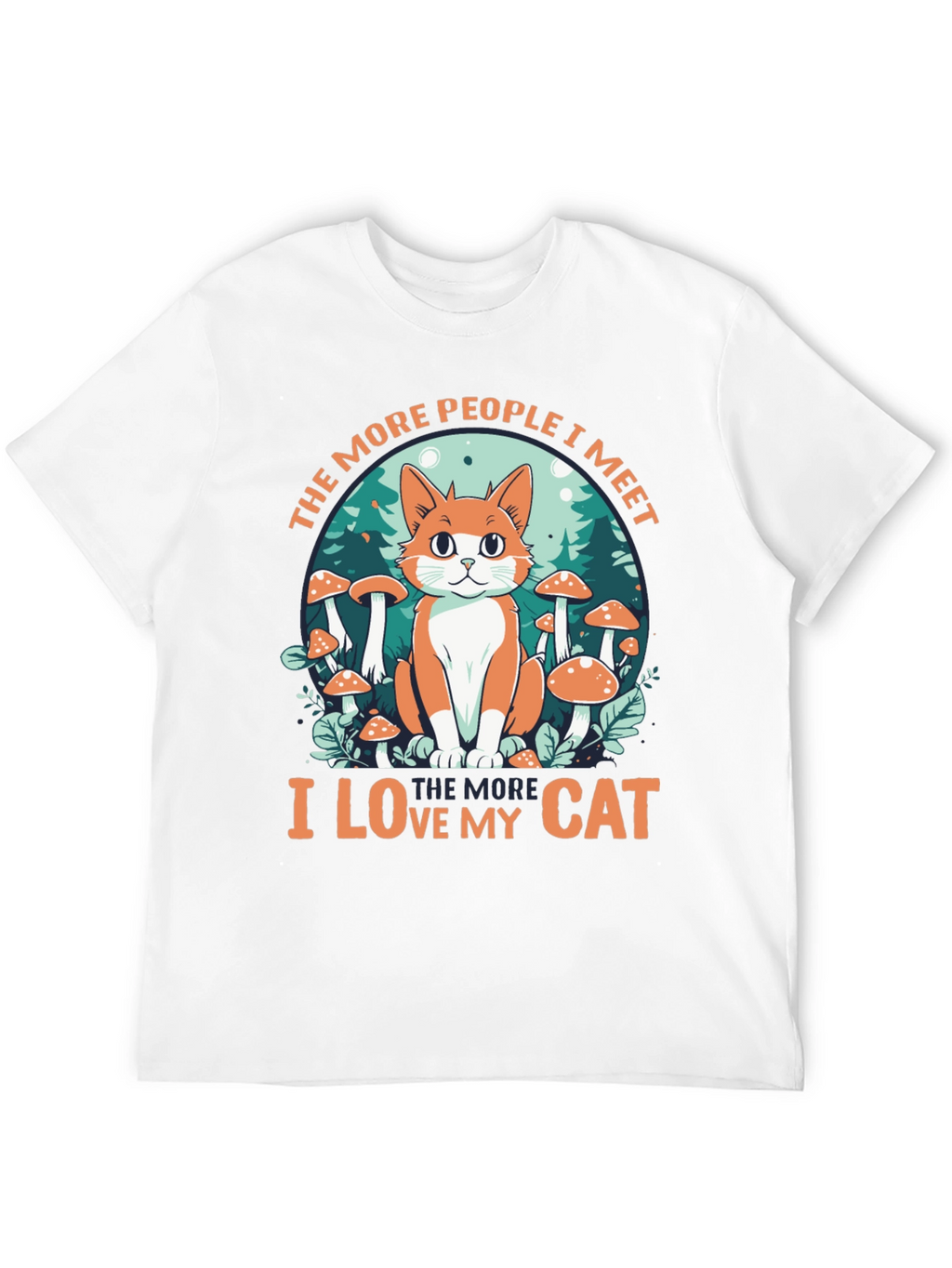 Cat Lover Graphic Tee - People vs. Cats!
