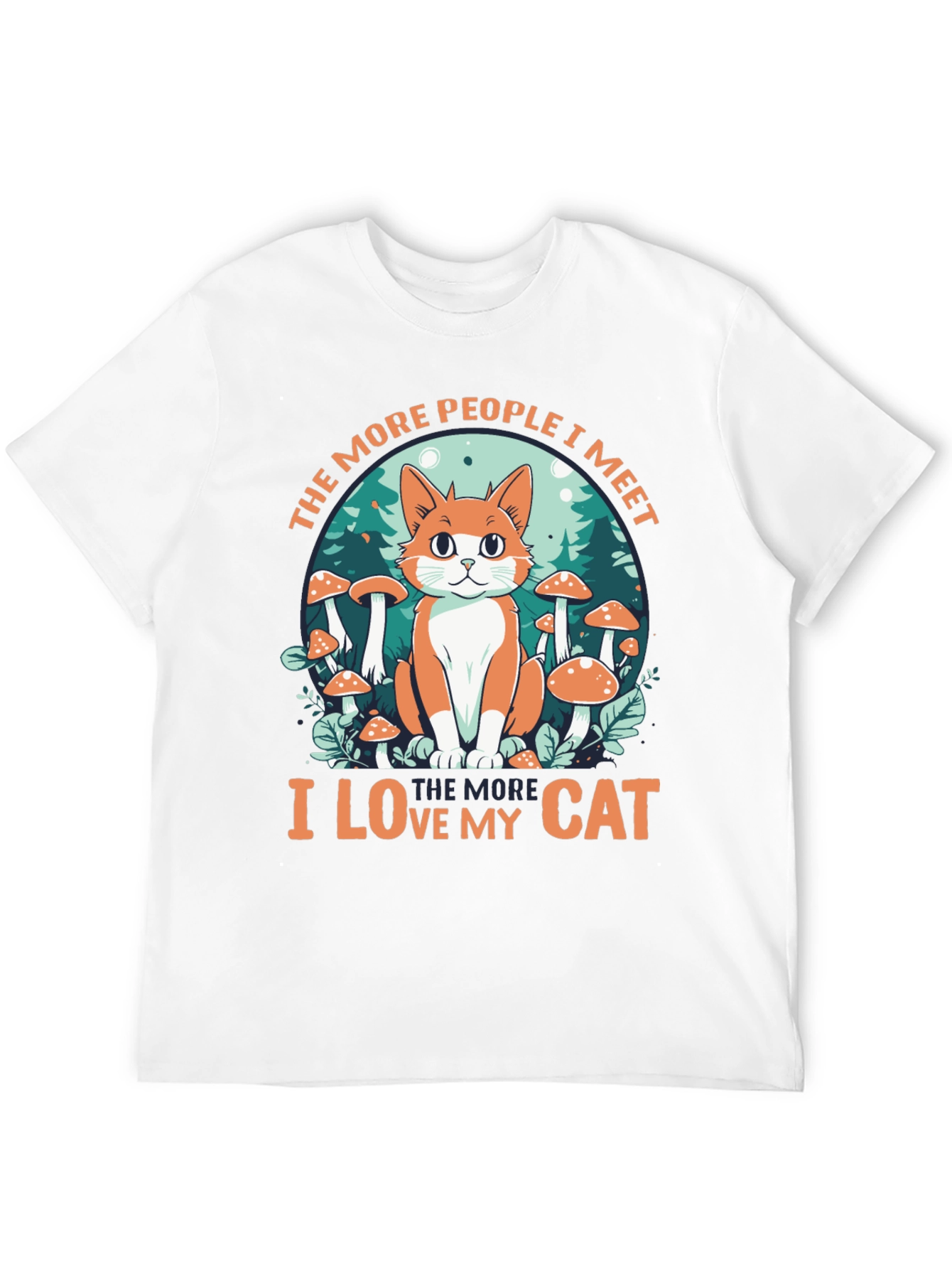 Cat Lover Graphic Tee - People vs. Cats!