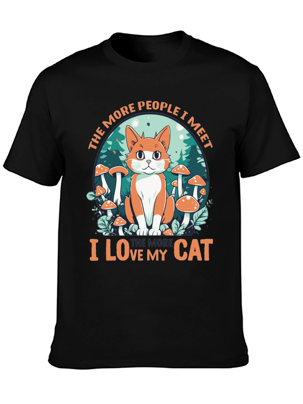 Cat Lover Graphic Tee - People vs. Cats!