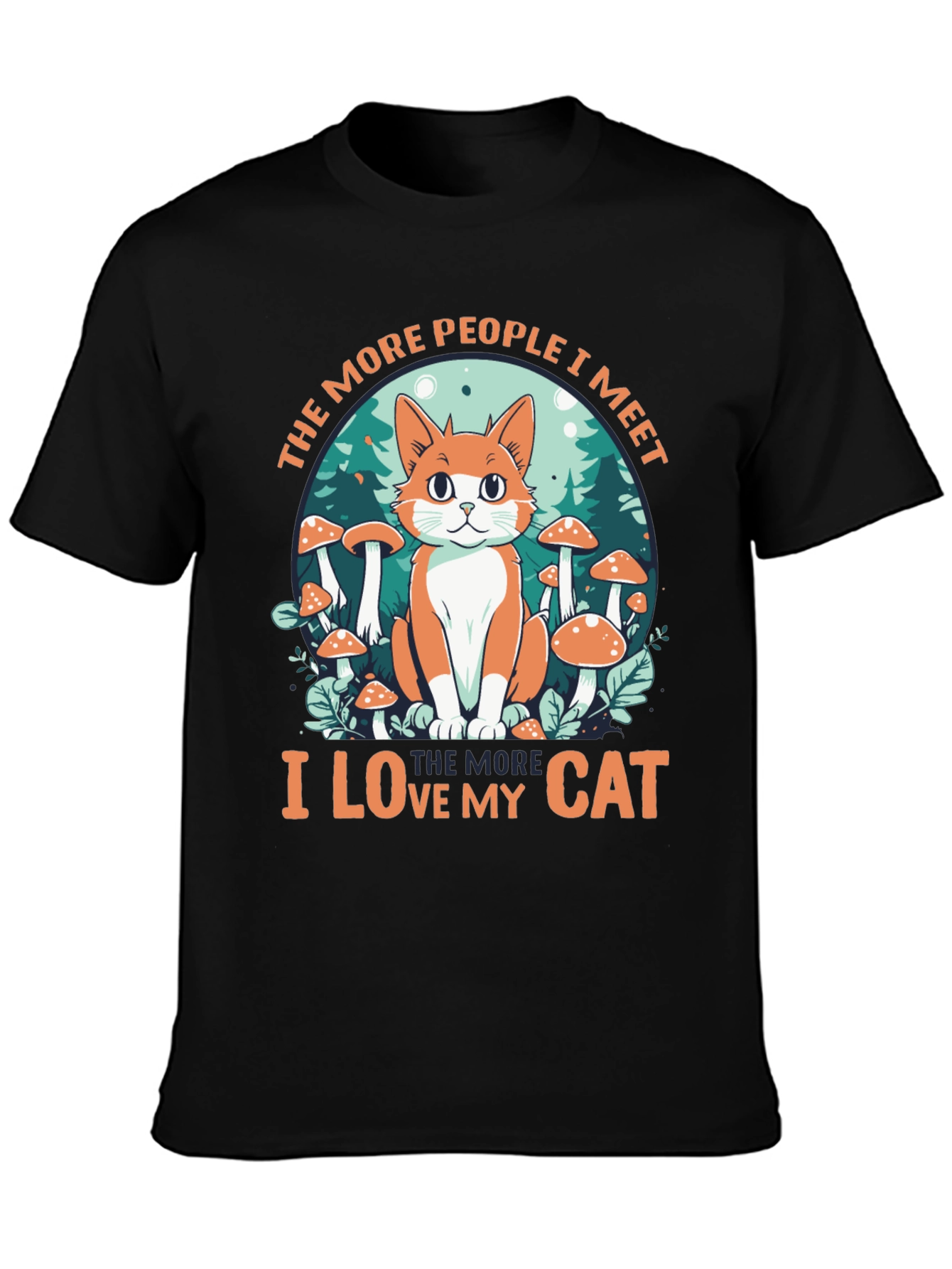 Cat Lover Graphic Tee - People vs. Cats!