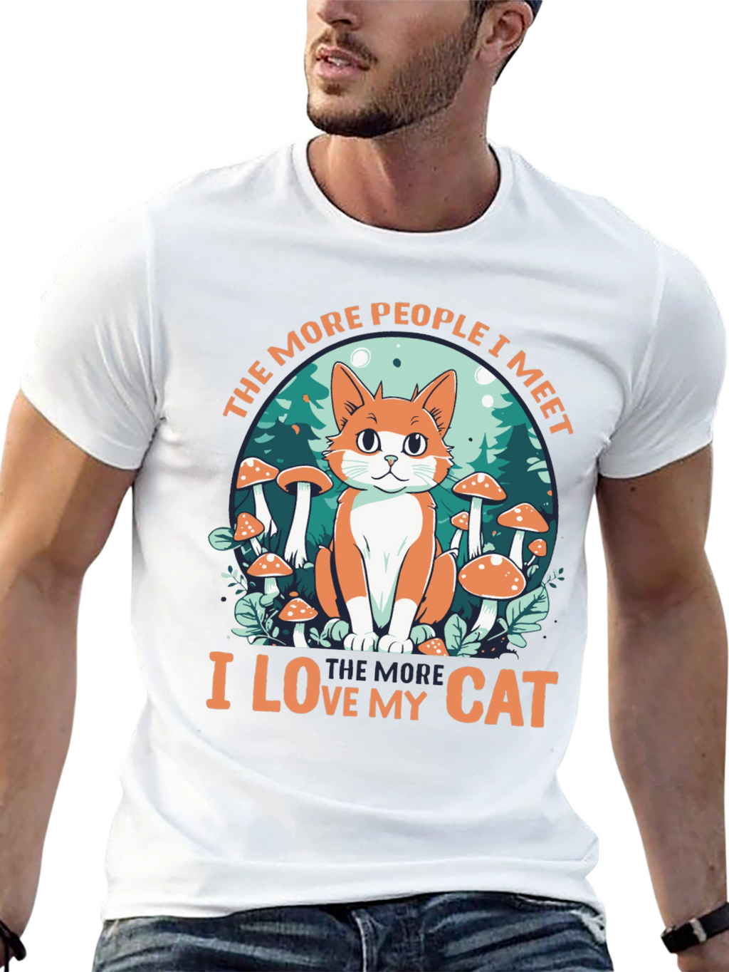 Cat Lover Graphic Tee - People vs. Cats!